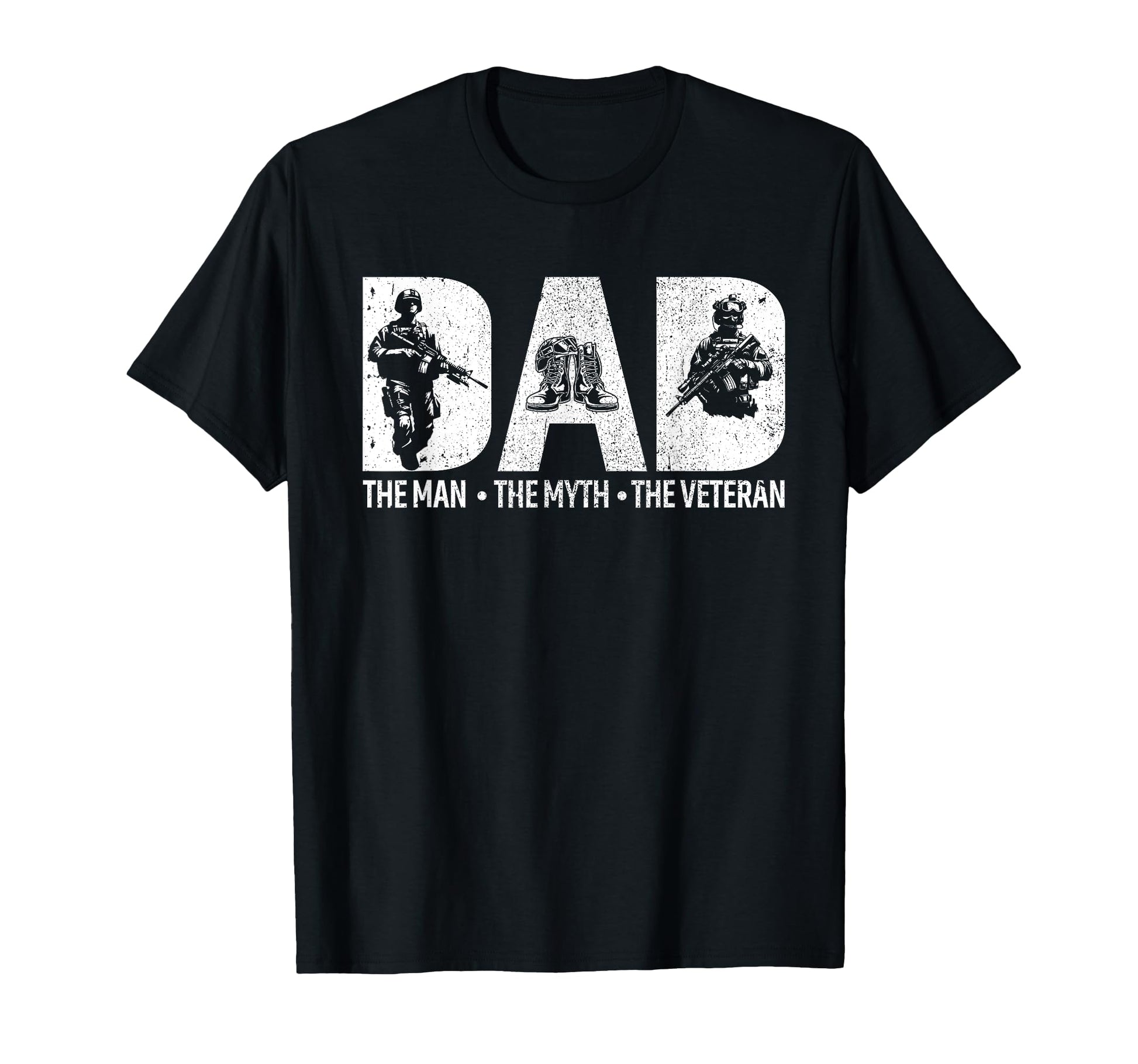Us Veteran Dad Fathers Day Us Veterans T-Shirt - Graphic Print for Adults - T-Shirt, Sweatshirt, Hoodie