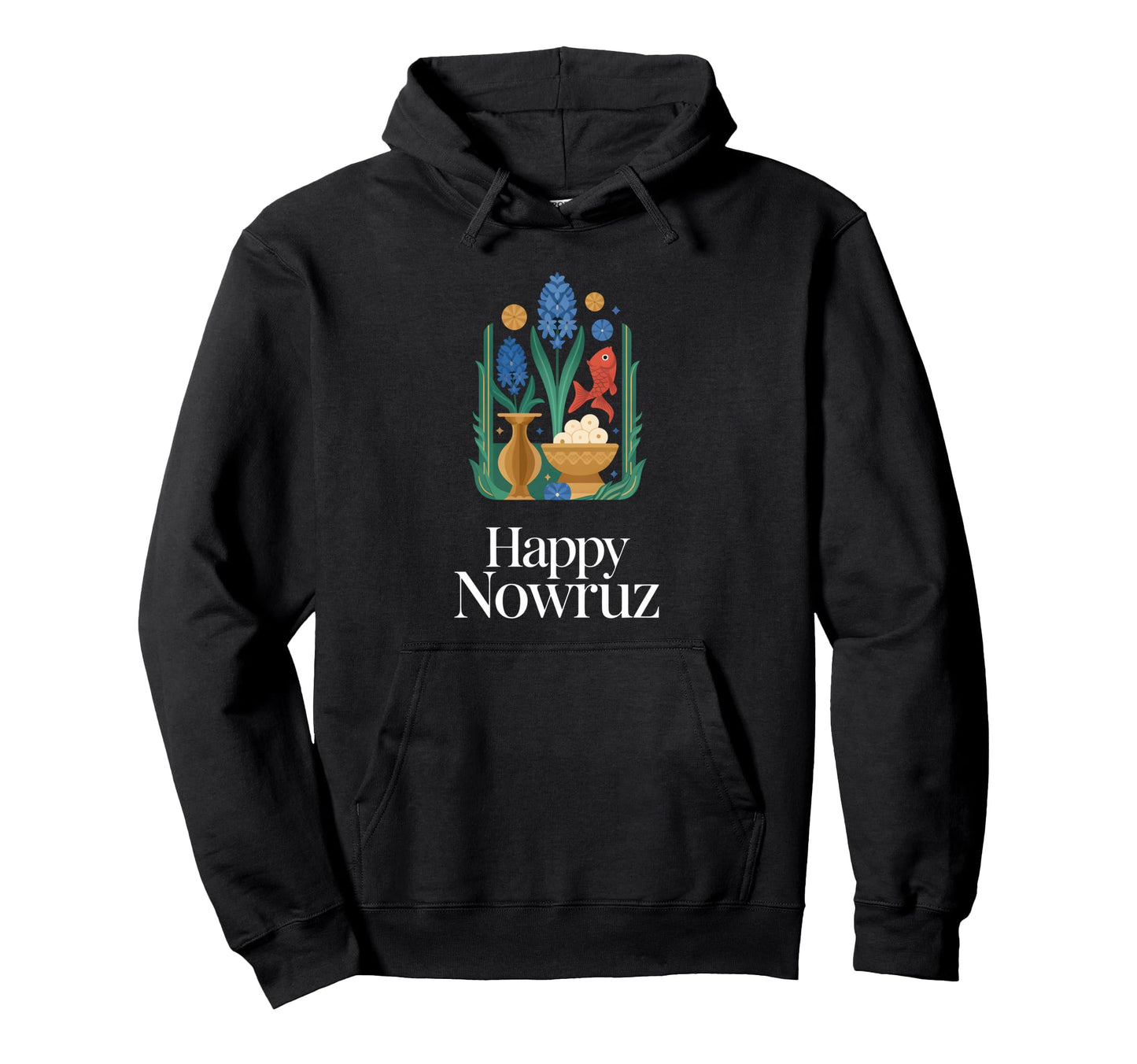 Happy Nowruz Persian New Year Norooz Hoodie - Graphic Print Unisex - T-Shirt, Sweatshirt, Hoodie