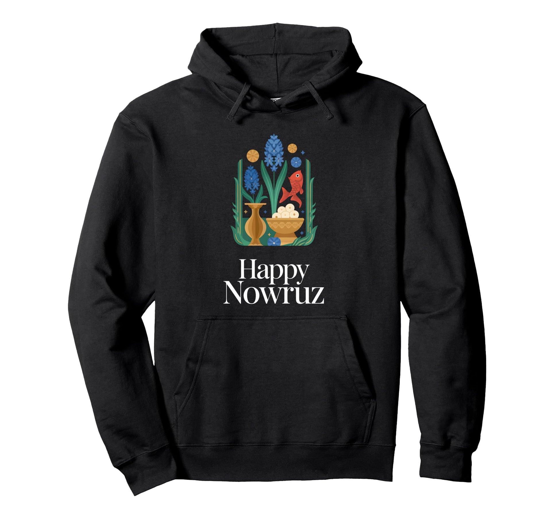 Happy Nowruz Persian New Year Norooz Hoodie - Graphic Print Unisex - T-Shirt, Sweatshirt, Hoodie