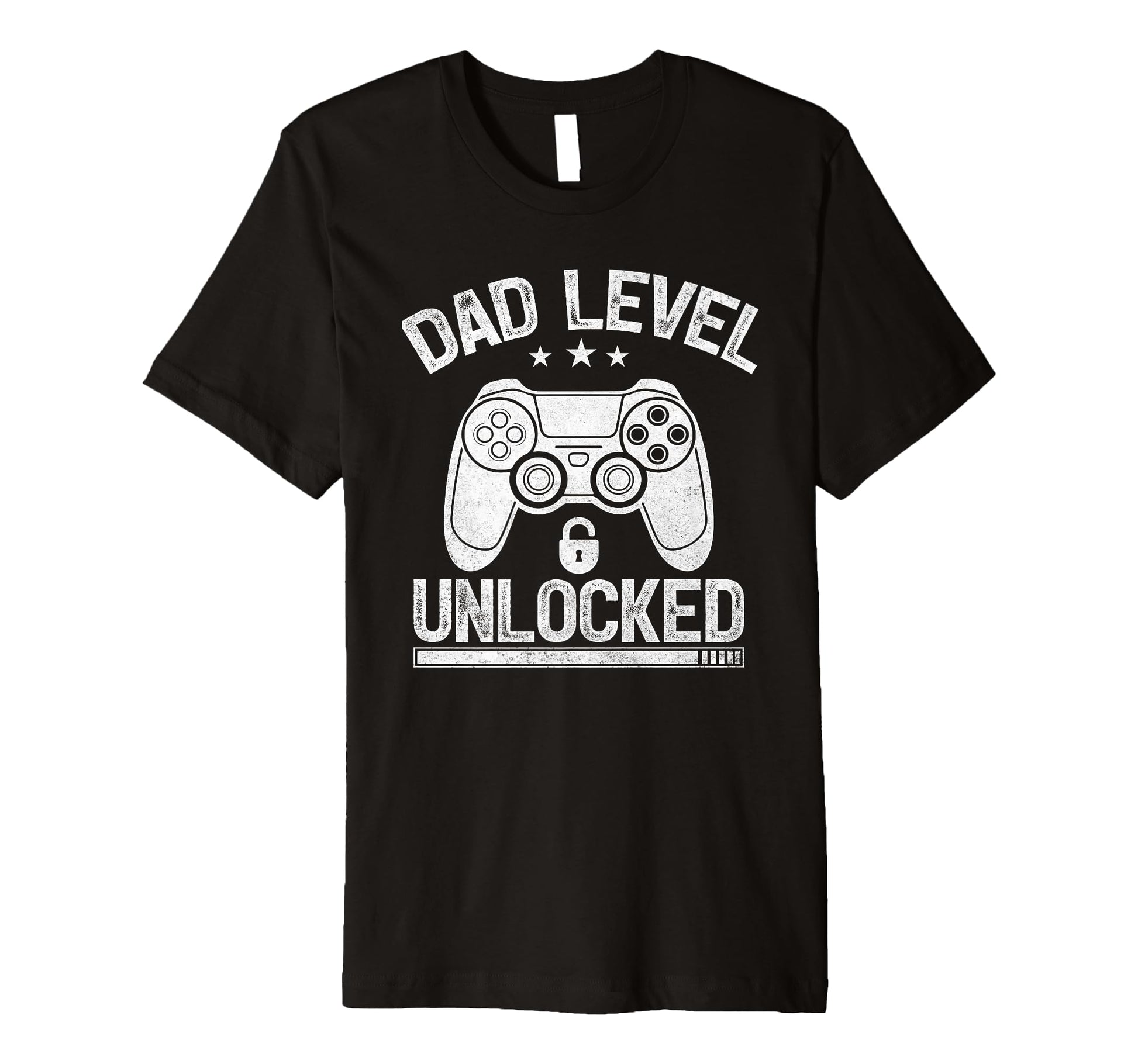 Dad Level Unlocked Funny Video Gamer T-Shirt - Custom Art Print Men Women - T-Shirt, Sweatshirt, Hoodie