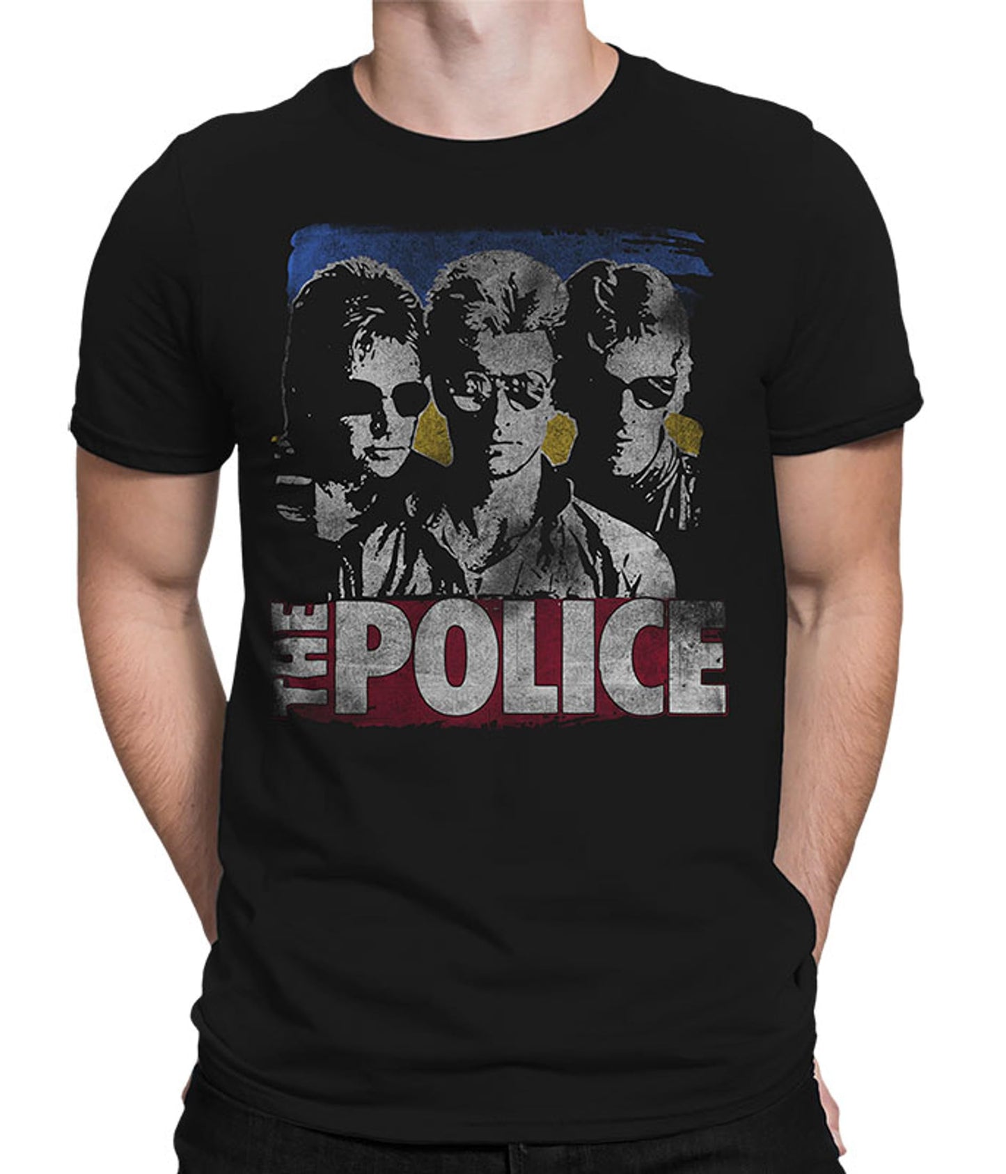 Liquid Blue Mens Police Greatest Hits T-Shirt - Trendy Graphic for Adults - T-Shirt, Sweatshirt, Hoodie