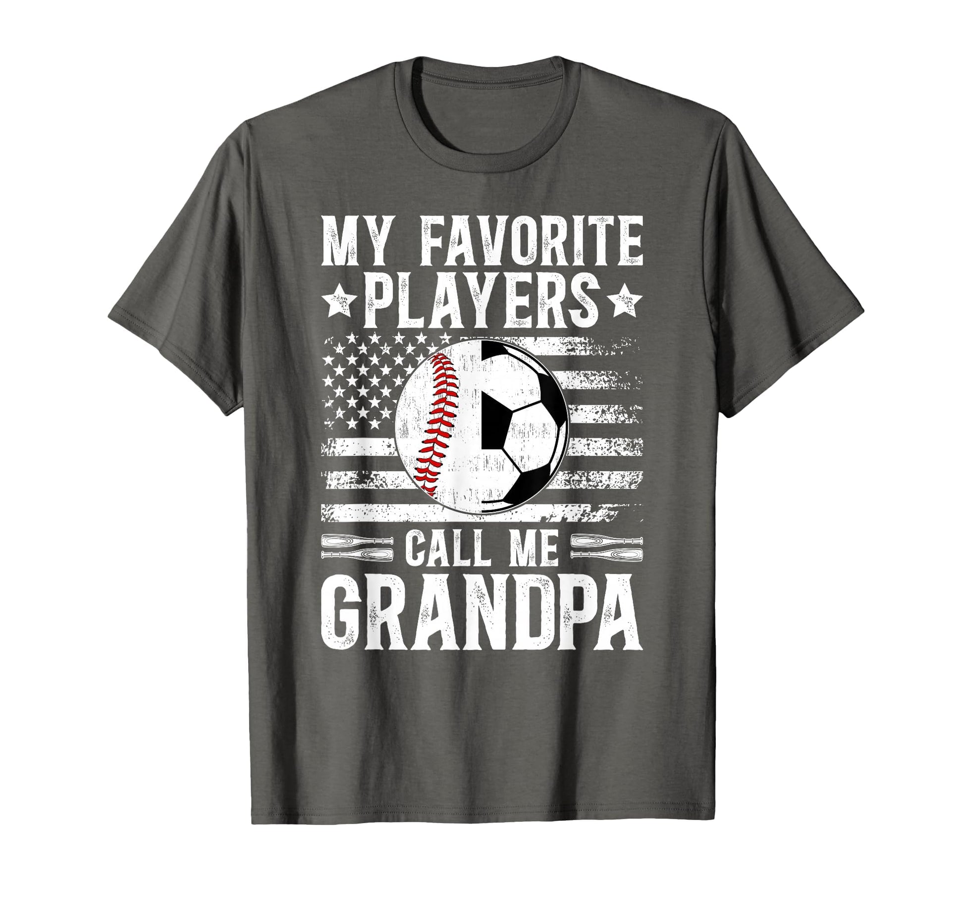 My Favorite Players Call Me Grandpa Soccer T-Shirt - Unique Graphic Unisex - T-Shirt, Sweatshirt, Hoodie