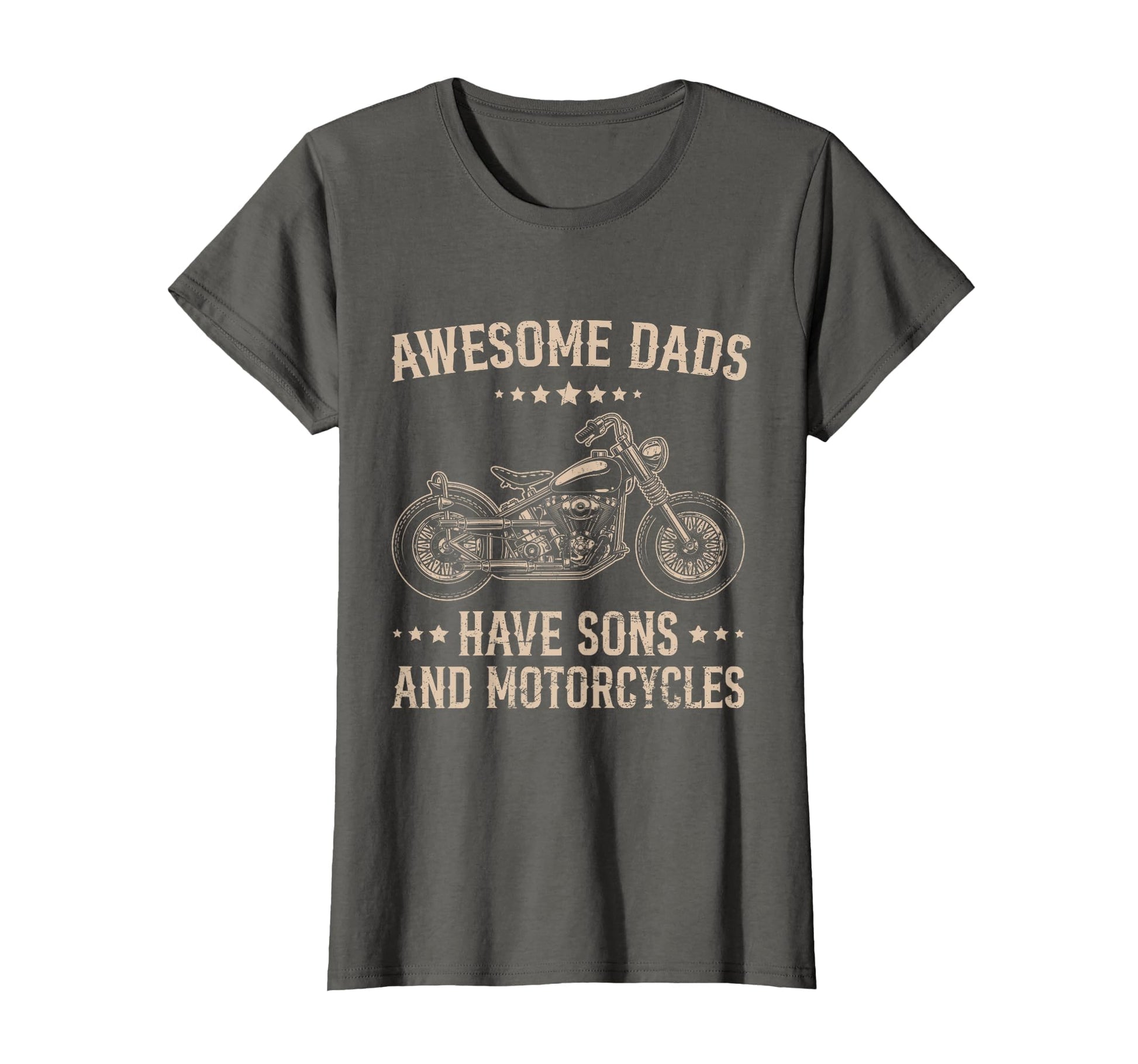 Biker Awesome Dads Have Sons And T-Shirt - Custom Art Print Men Women - T-Shirt, Sweatshirt, Hoodie