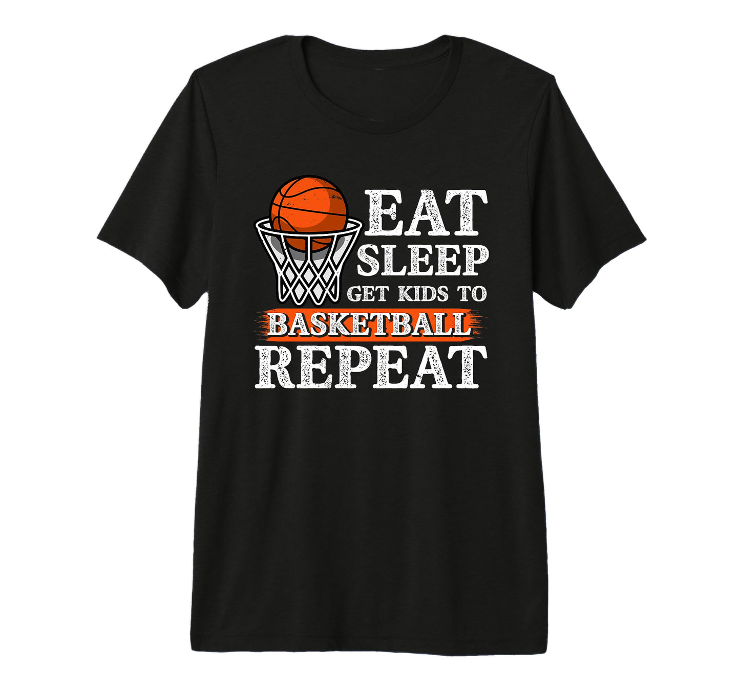 Fathers Day Basketball Dad Game Day Tri T-Shirt - Minimalist Print Unisex - T-Shirt, Sweatshirt, Hoodie