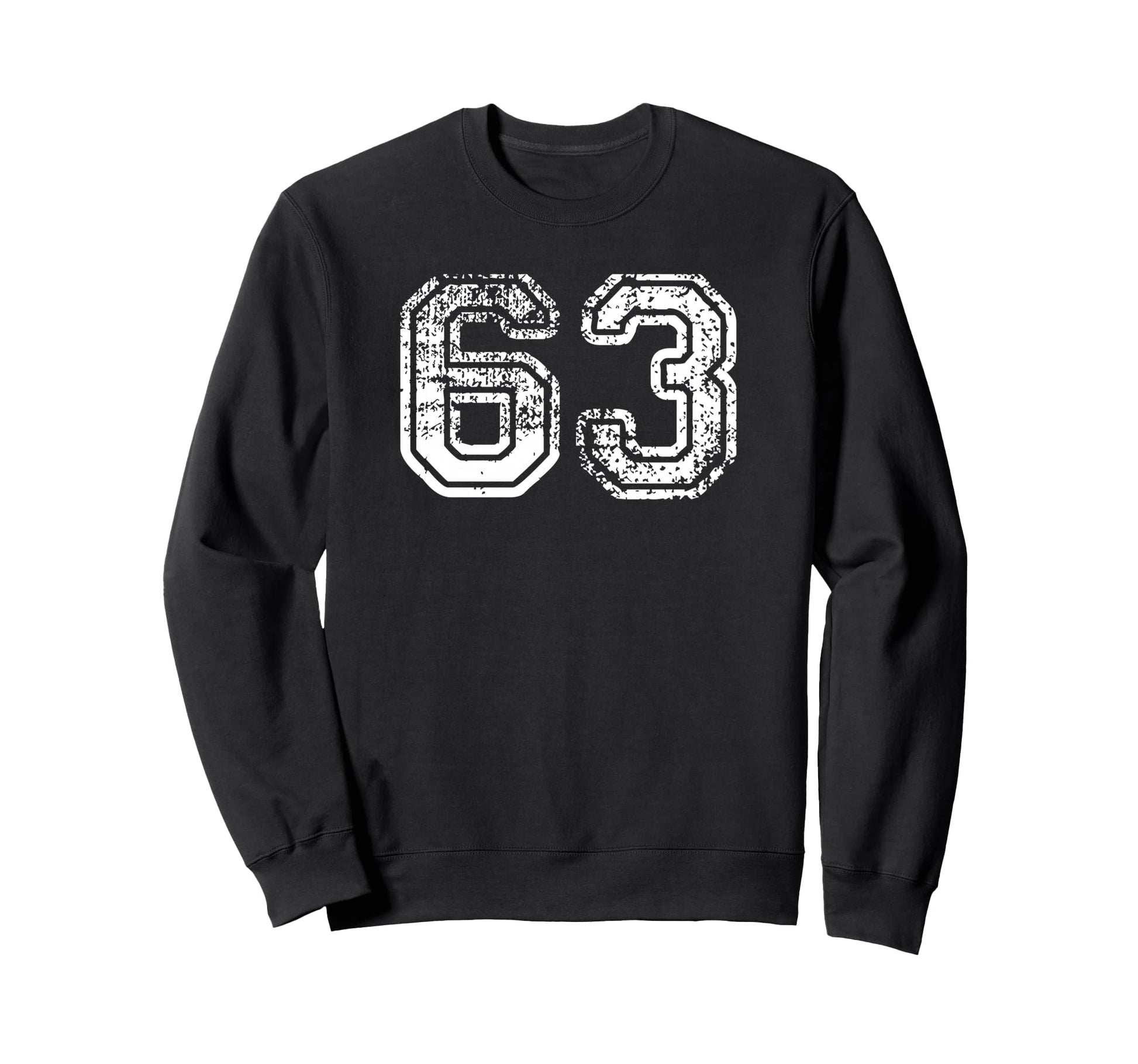 Number 63 Baseball Football Sweatshirt - Streetwear Style for Adults - T-Shirt, Sweatshirt, Hoodie