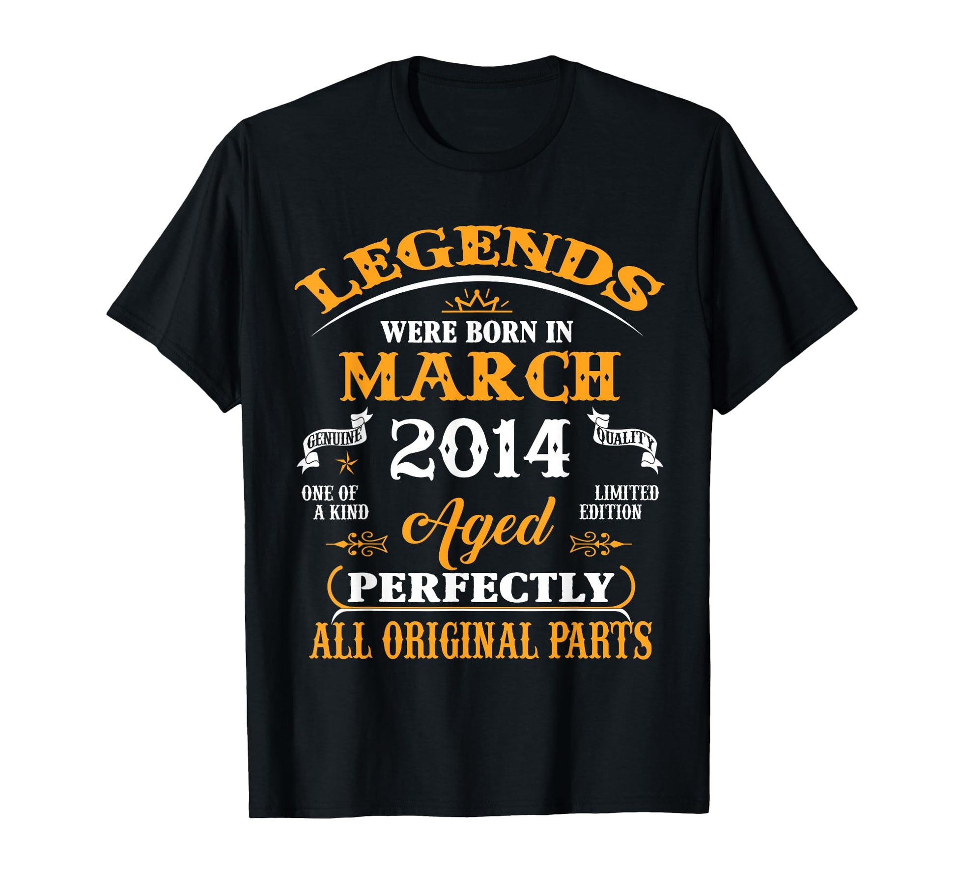 12Th Birthday Gift Legend Born March T-Shirt - Custom Art Print Unisex - T-Shirt, Sweatshirt, Hoodie