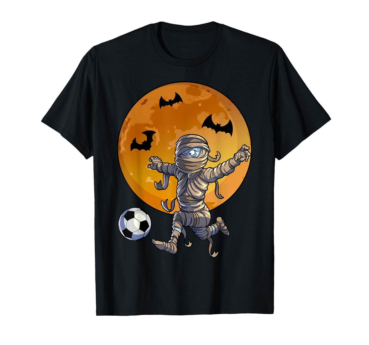 Soccer Mummy Halloween Soccer T-Shirt - Aesthetic Graphic for Adults - T-Shirt, Sweatshirt, Hoodie