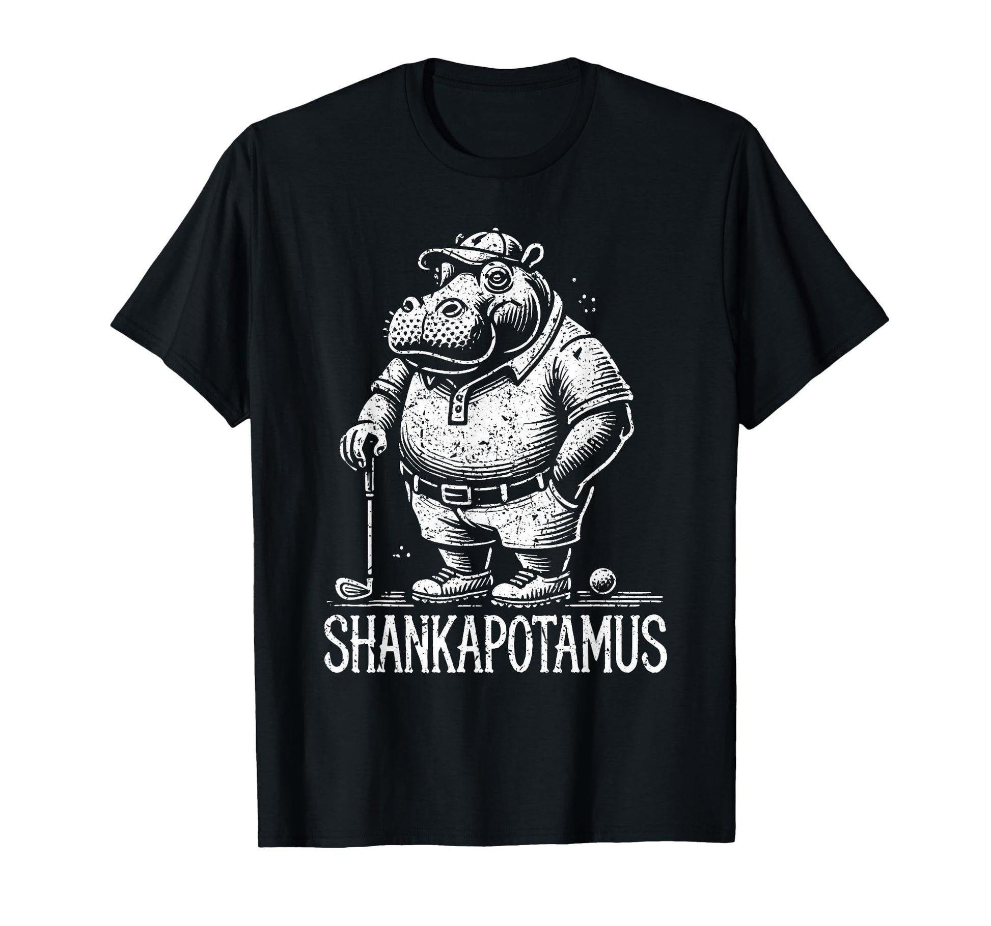 Funny Golf Shankapotamus Dad Is Bad T-Shirt - Graphic Print Men Women - T-Shirt, Sweatshirt, Hoodie