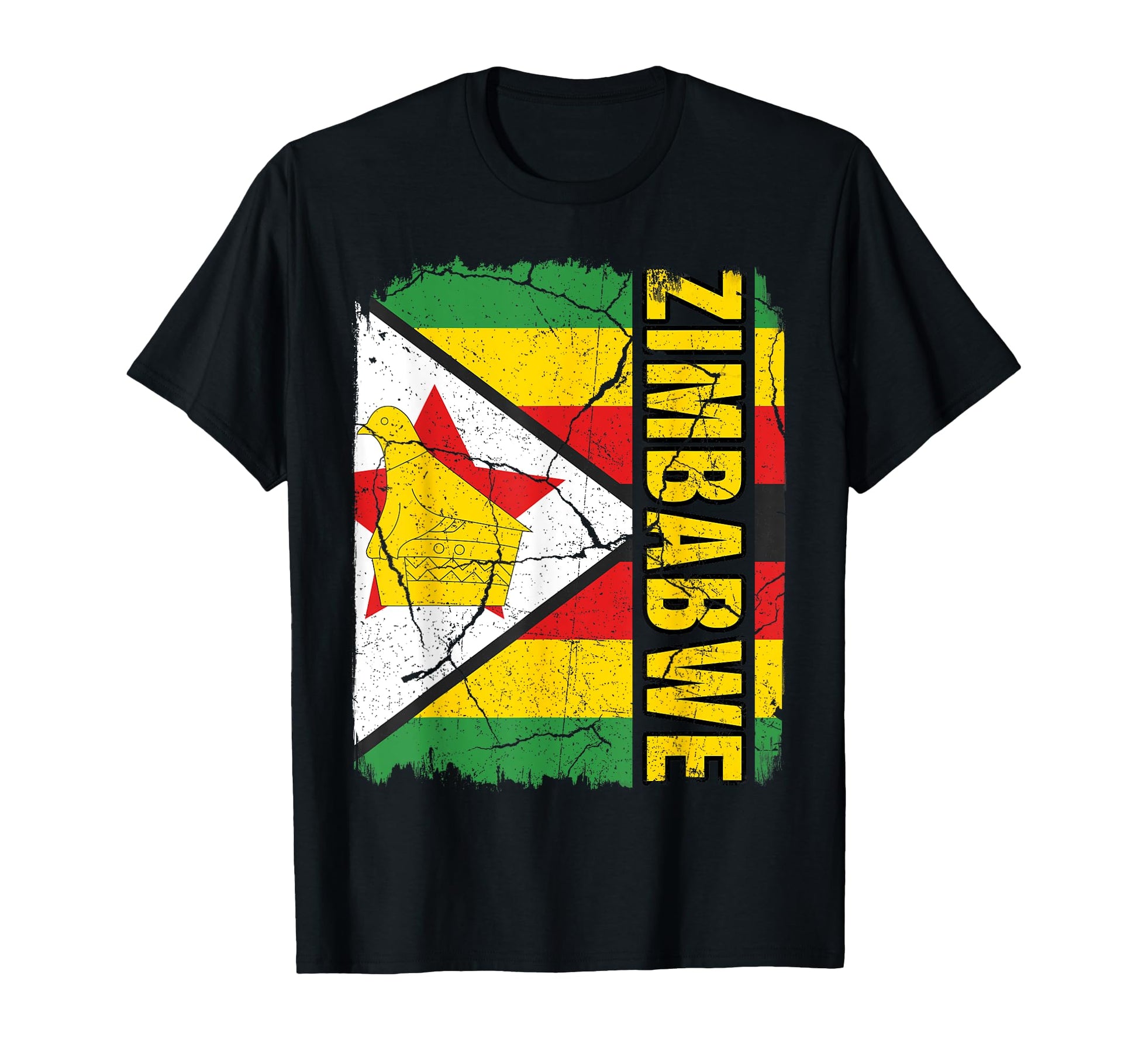 Zimbabwean Flag Zimbabwe Pride Roots T-Shirt - Trendy Graphic for Adults - T-Shirt, Sweatshirt, Hoodie