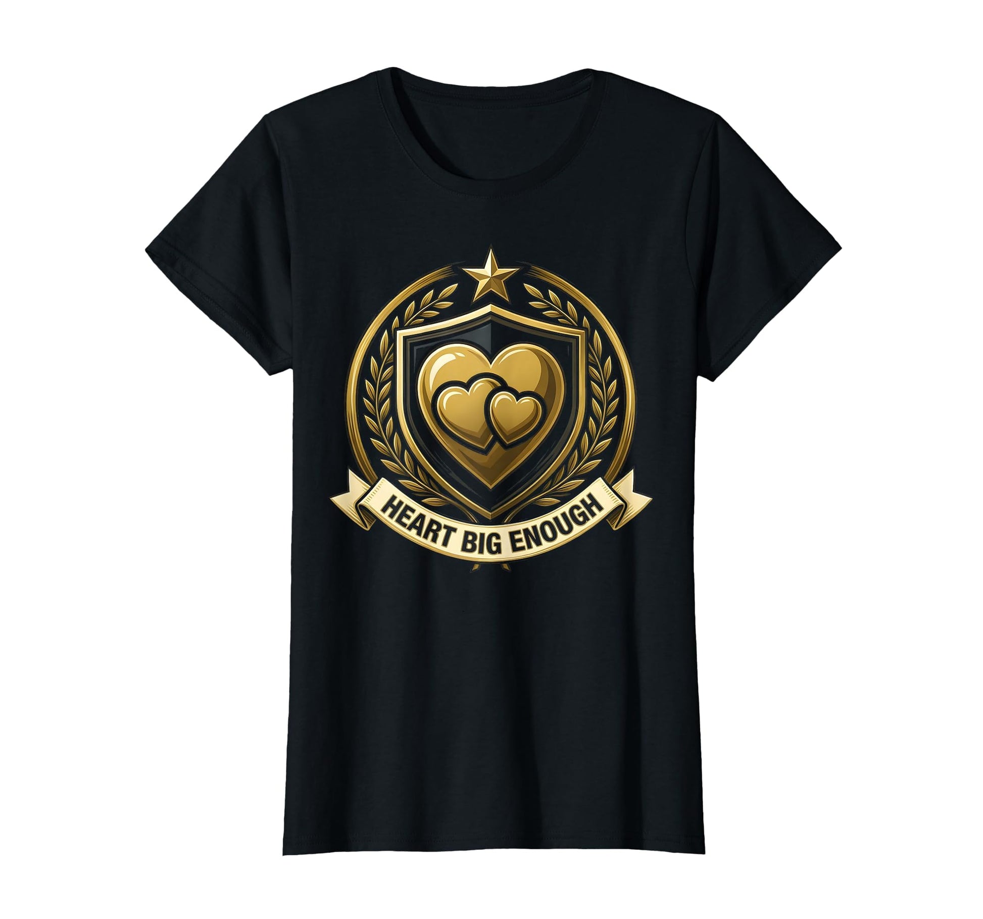 Heart Big Enough Bonus Dad Fathers Day T-Shirt - Graphic Print for Adults - T-Shirt, Sweatshirt, Hoodie