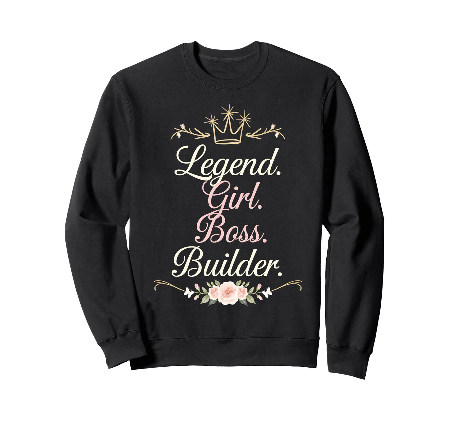 Dad Papa Legend Distressed Sweatshirt - Custom Art Print Men Women - T-Shirt, Sweatshirt, Hoodie