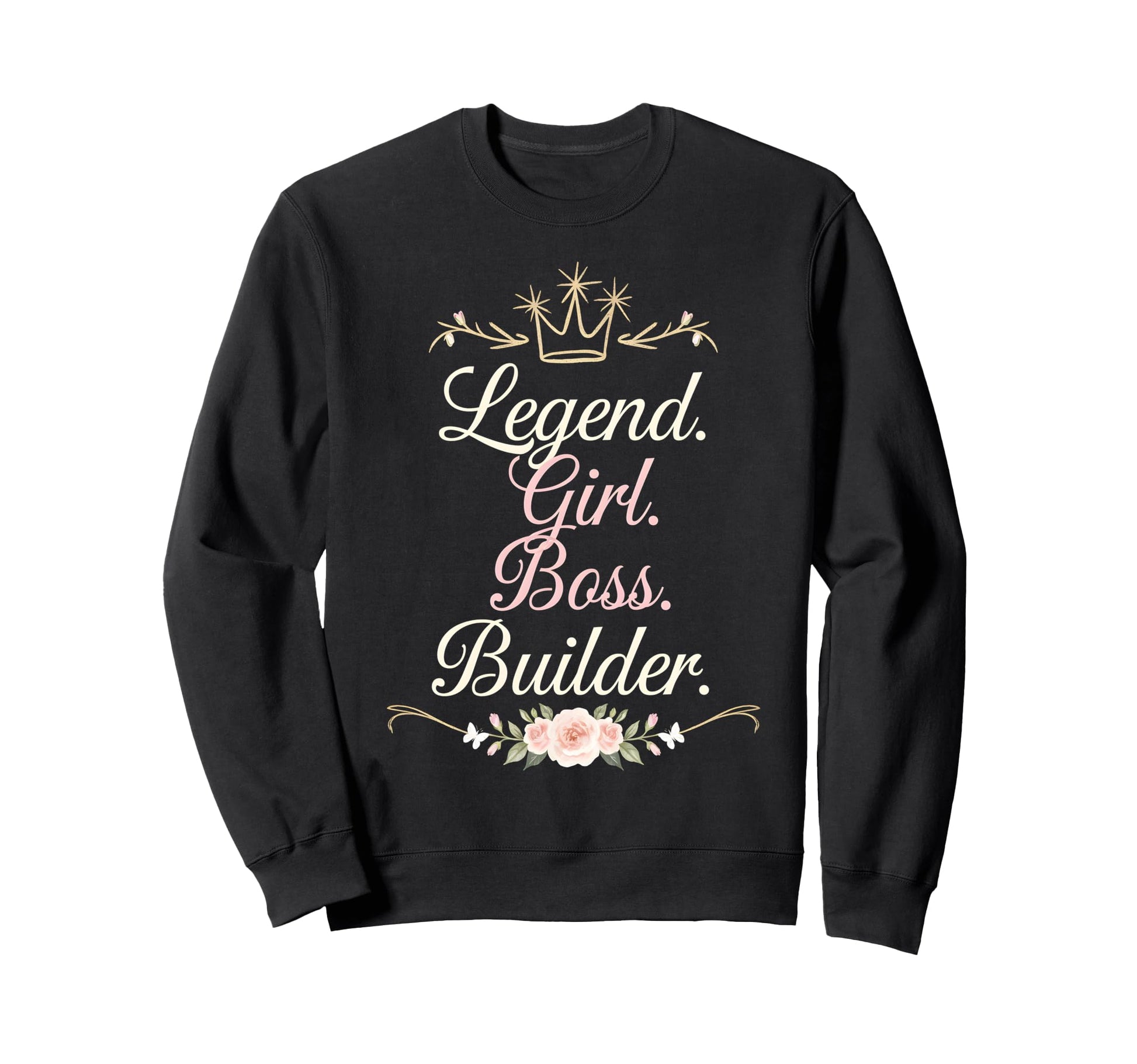 Dad Papa Legend Distressed Sweatshirt - Custom Art Print Men Women - T-Shirt, Sweatshirt, Hoodie