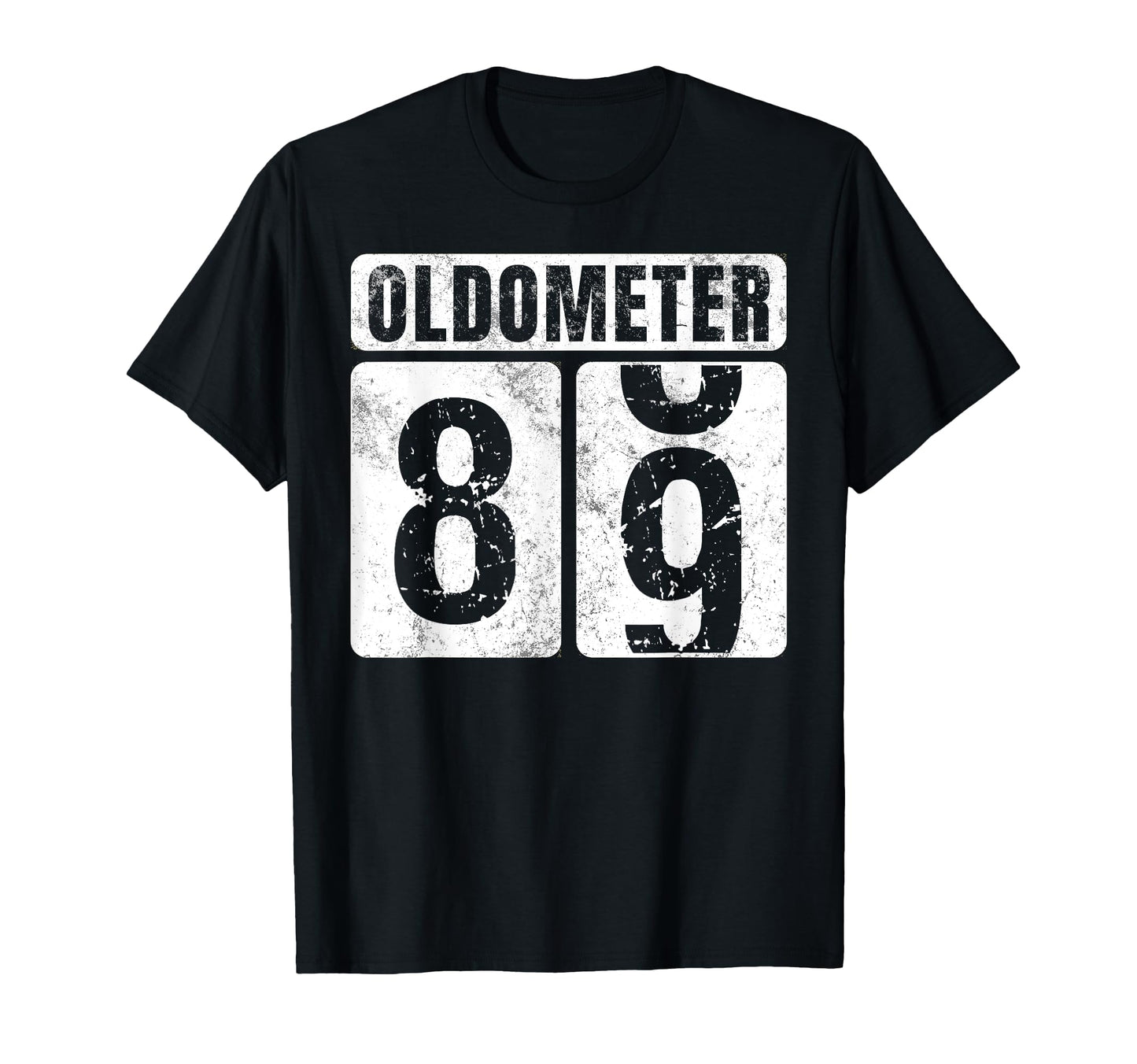 Oldometer 89 Funny 89Th Birthday Gift T-Shirt - Aesthetic Graphic Unisex - T-Shirt, Sweatshirt, Hoodie