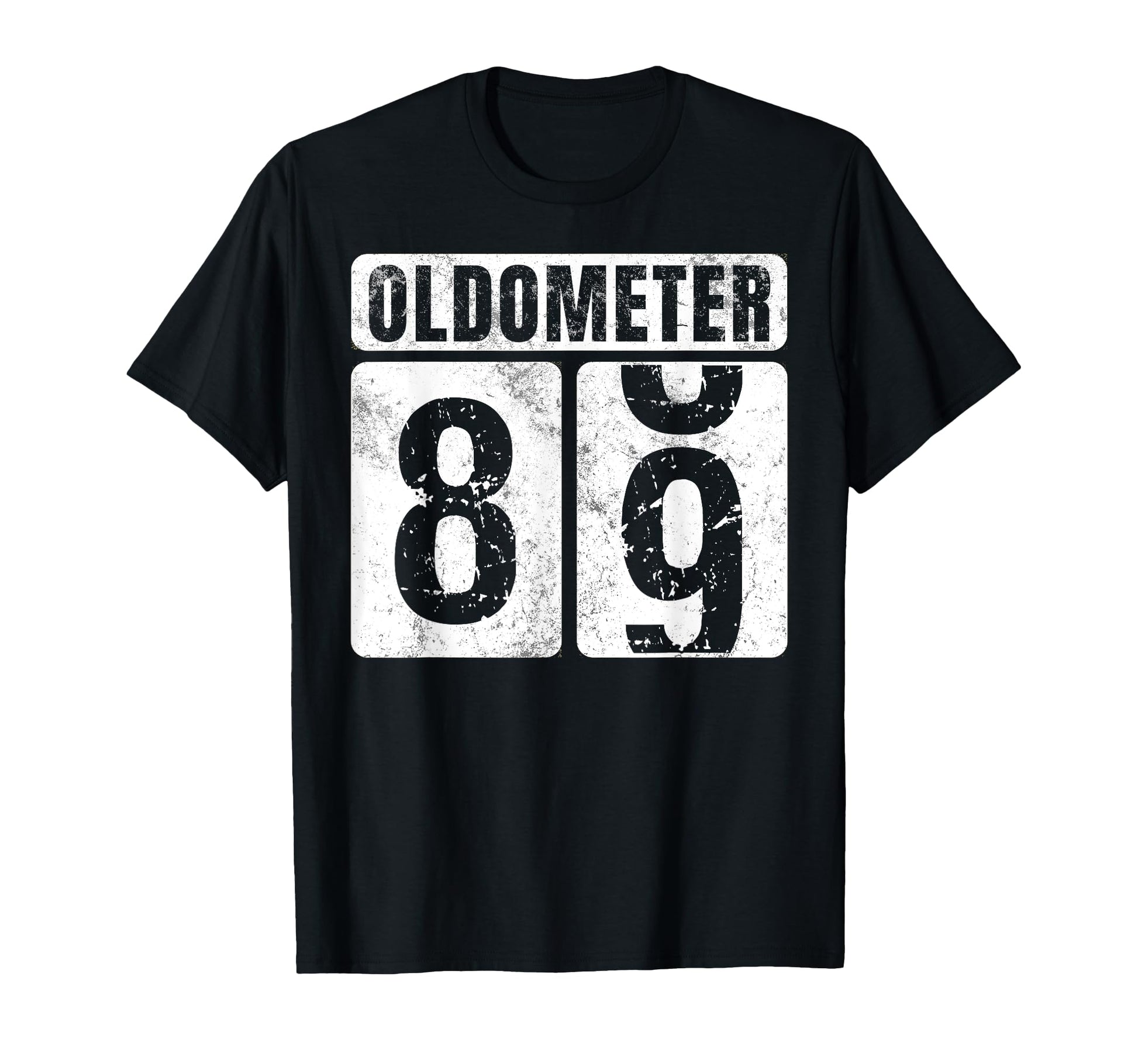 Oldometer 89 Funny 89Th Birthday Gift T-Shirt - Aesthetic Graphic Unisex - T-Shirt, Sweatshirt, Hoodie