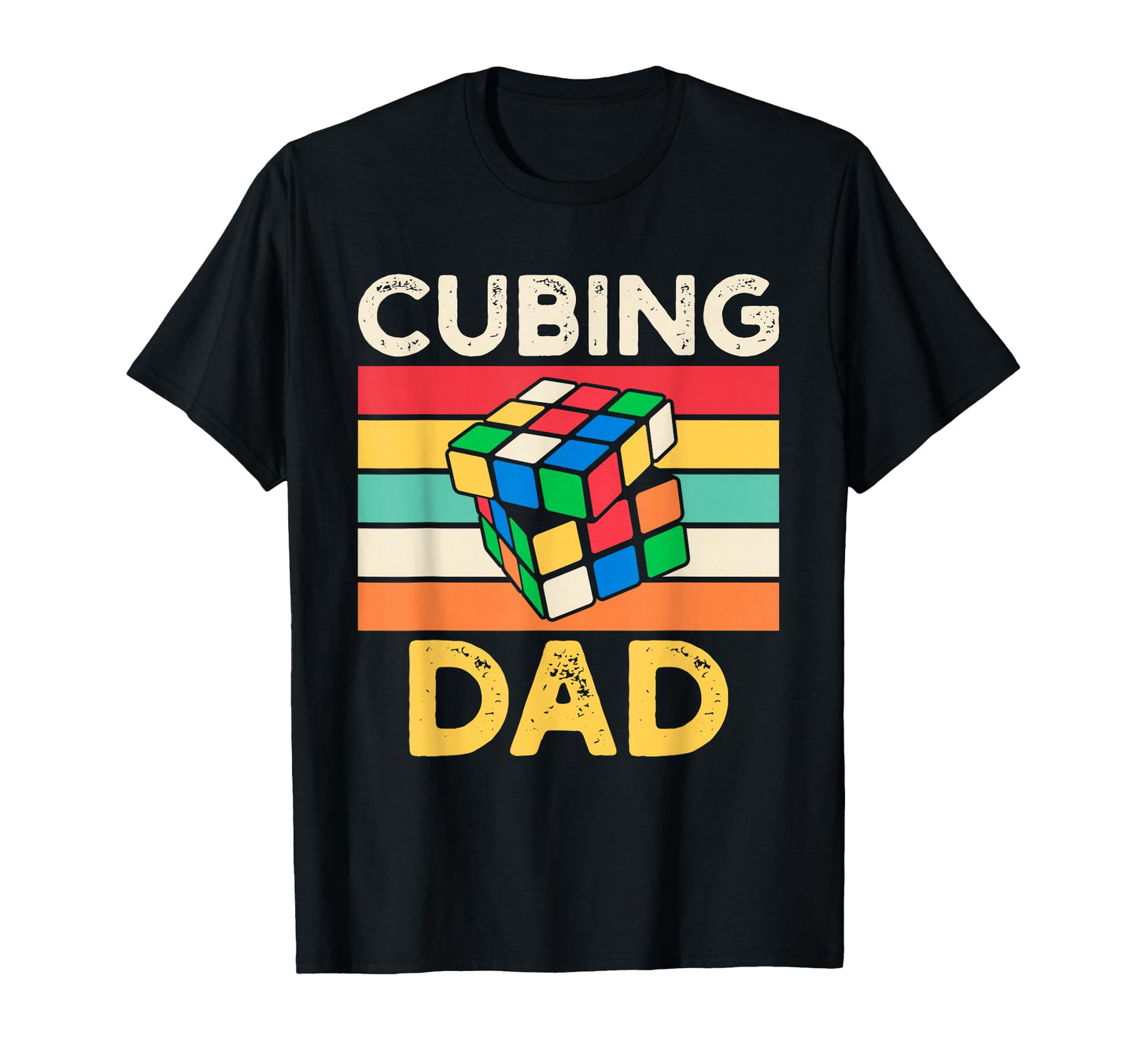 Cubing Dad Speedcubing Speed Cubing T-Shirt - Trendy Graphic Unisex - T-Shirt, Sweatshirt, Hoodie