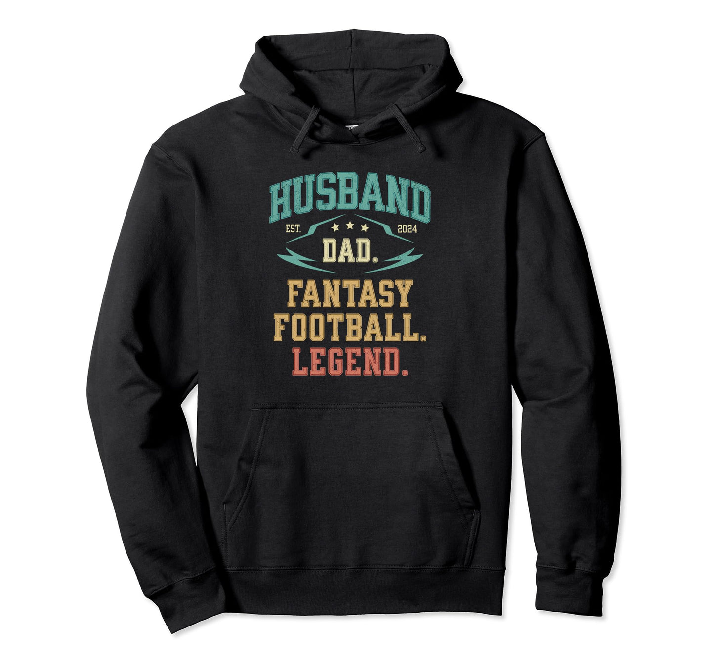Husband Dad Fantasy Football Hoodie - Casual Everyday Wear for Adults - T-Shirt, Sweatshirt, Hoodie