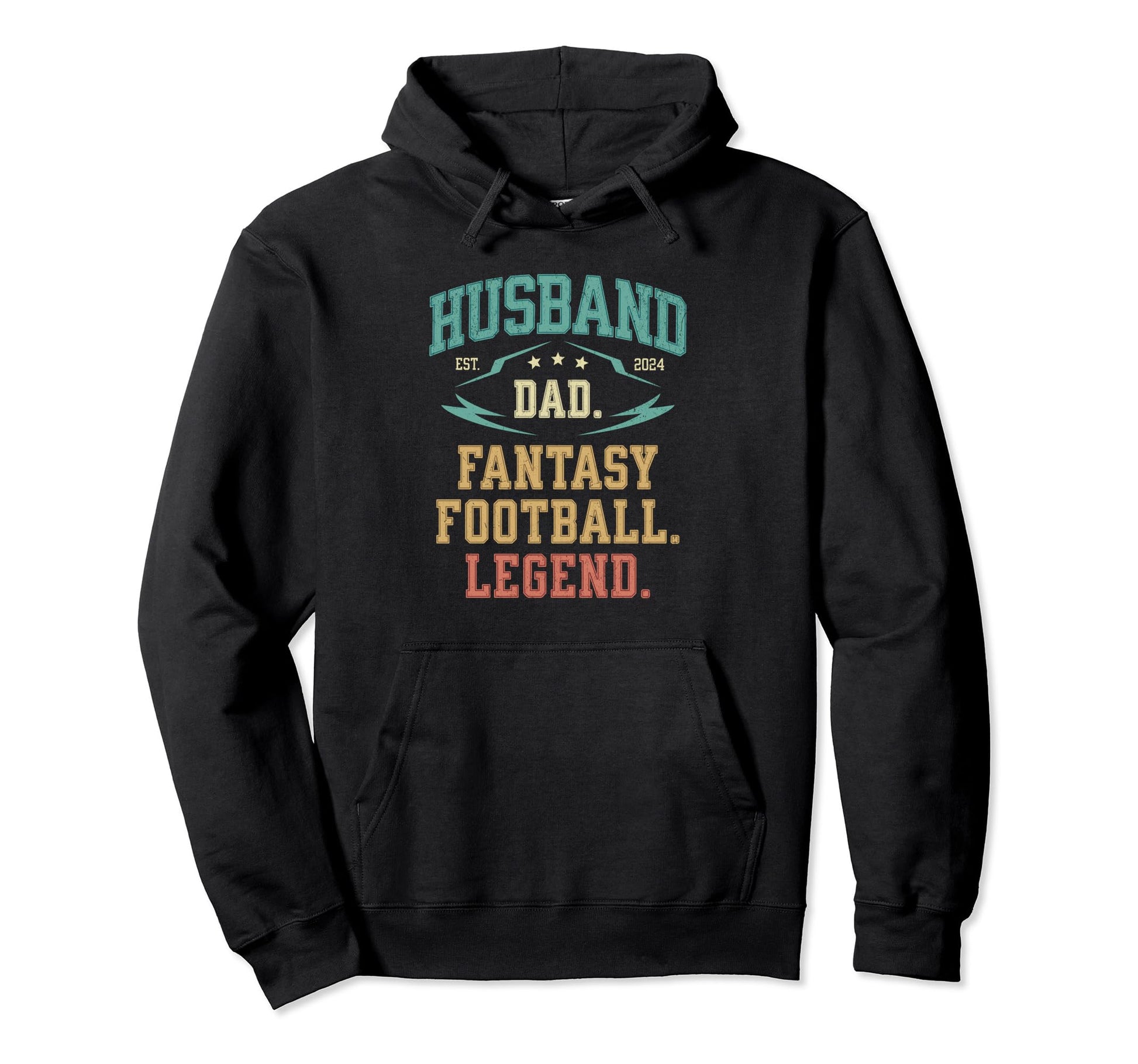 Husband Dad Fantasy Football Hoodie - Casual Everyday Wear for Adults - T-Shirt, Sweatshirt, Hoodie
