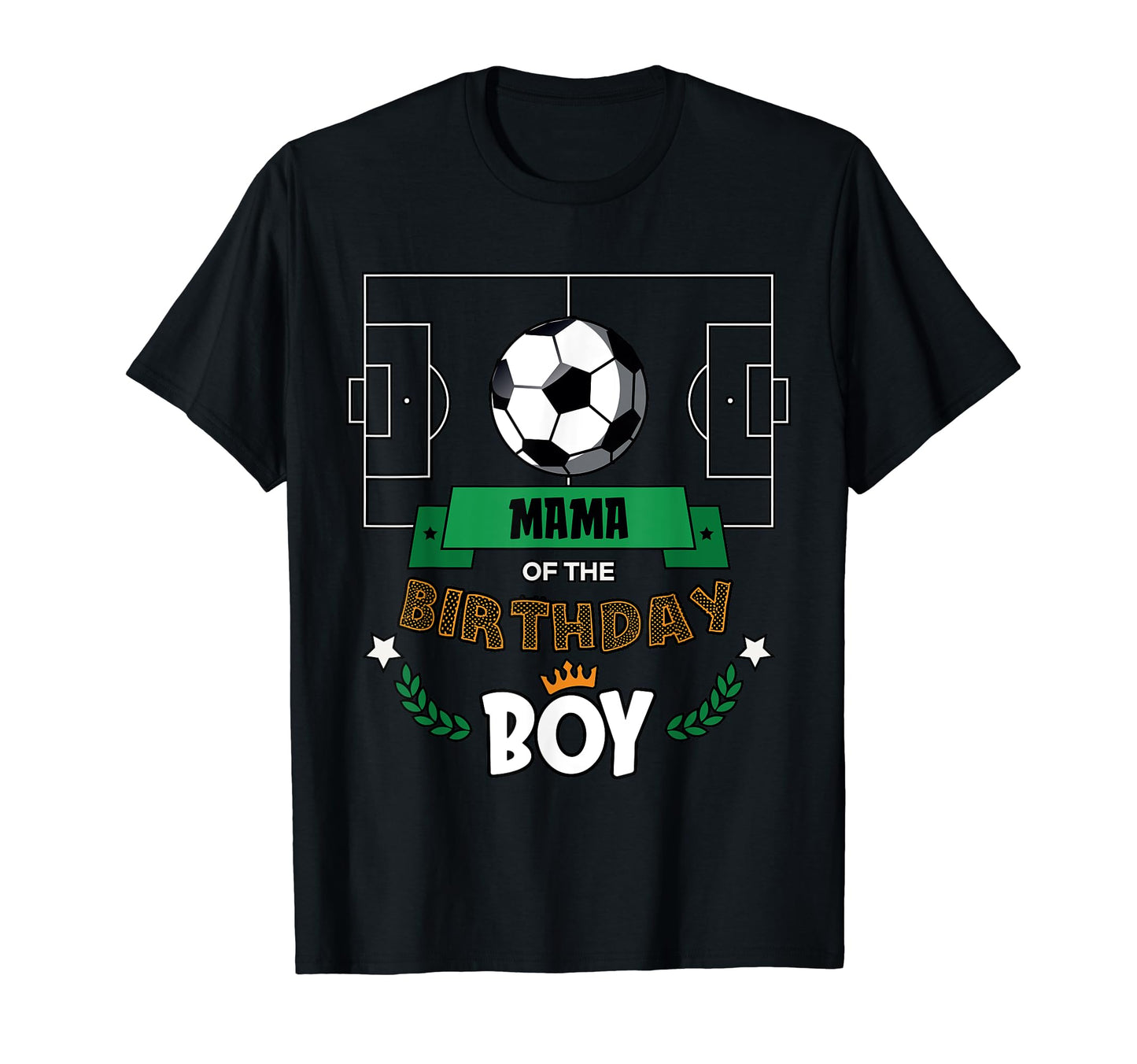 Mama Birthday Soccer Theme Matching T-Shirt - Aesthetic Graphic Men Women - T-Shirt, Sweatshirt, Hoodie