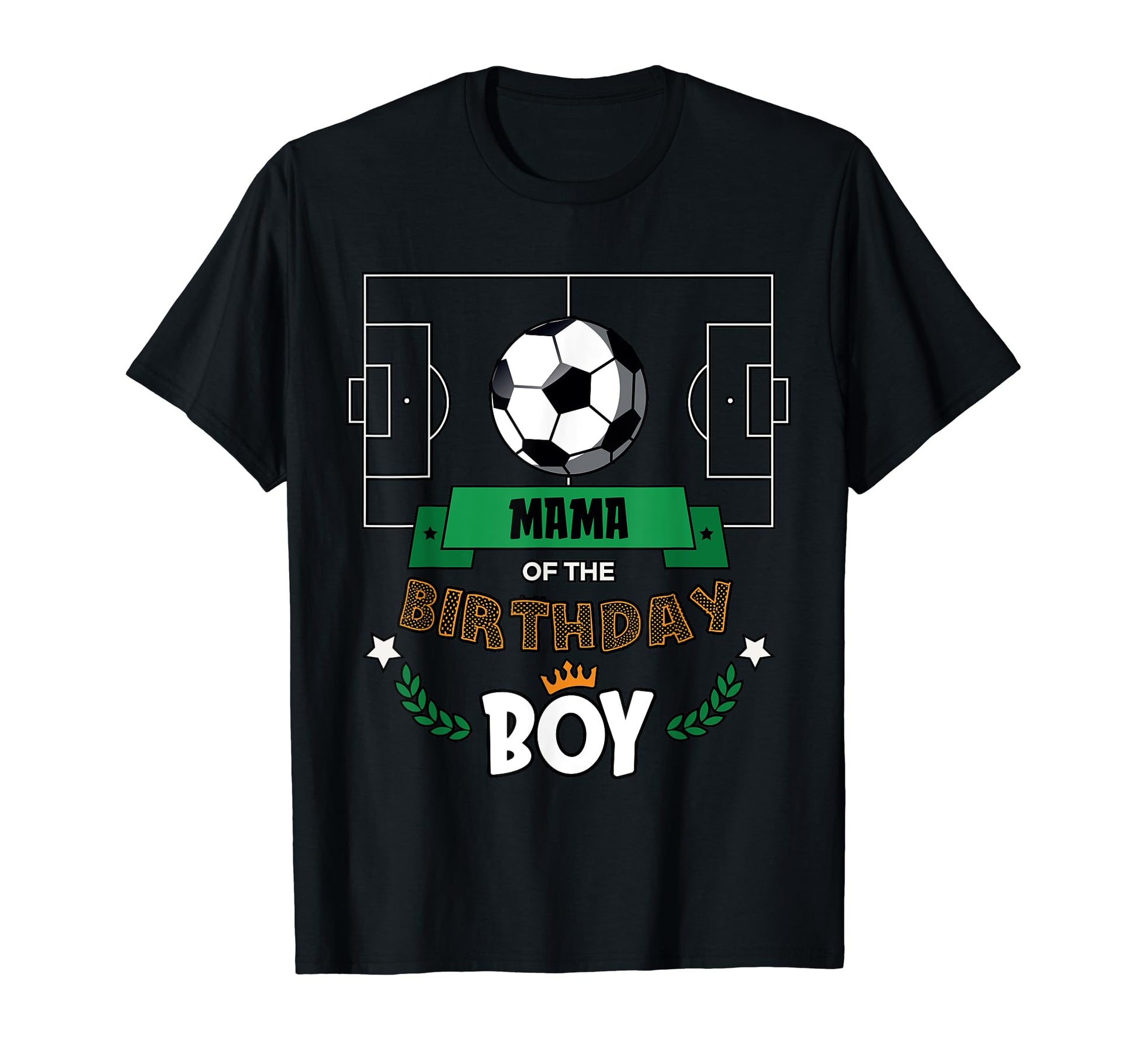 Mama Birthday Soccer Theme Matching T-Shirt - Aesthetic Graphic Men Women - T-Shirt, Sweatshirt, Hoodie