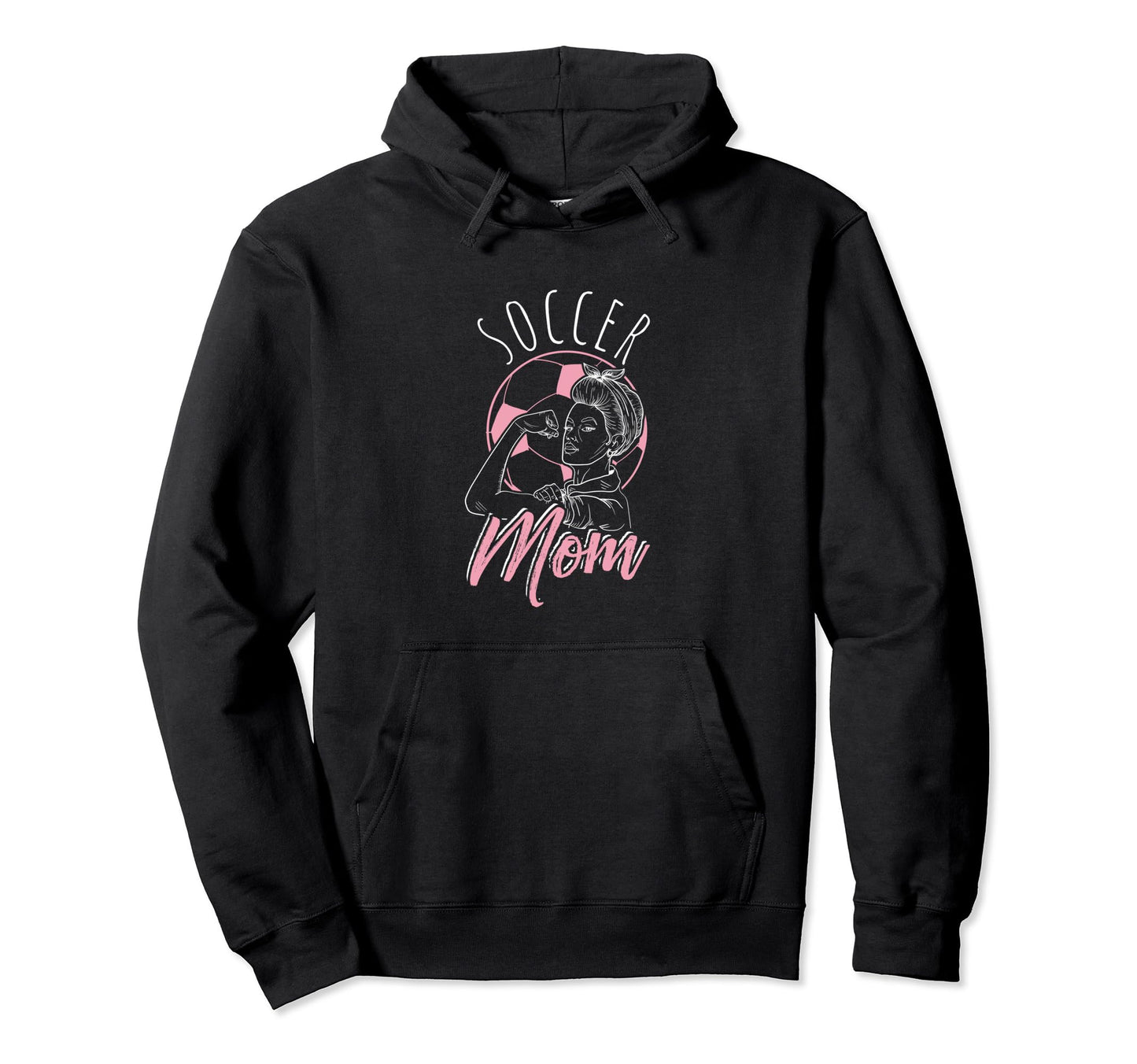 Soccer Mom Sport Athlete Family Mothers Hoodie - Unique Graphic for Adults - T-Shirt, Sweatshirt, Hoodie