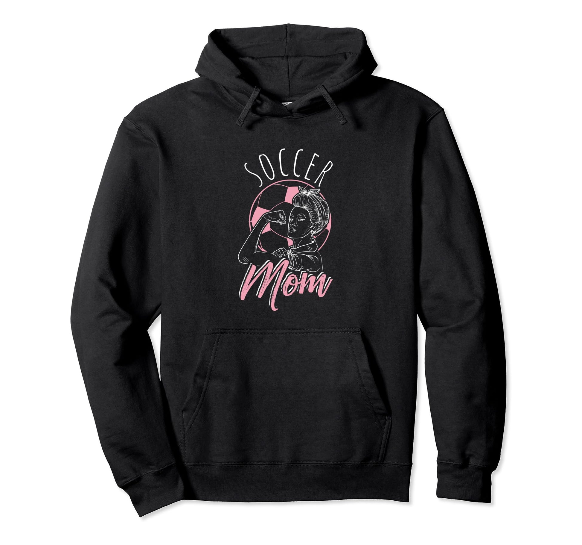 Soccer Mom Sport Athlete Family Mothers Hoodie - Unique Graphic for Adults - T-Shirt, Sweatshirt, Hoodie