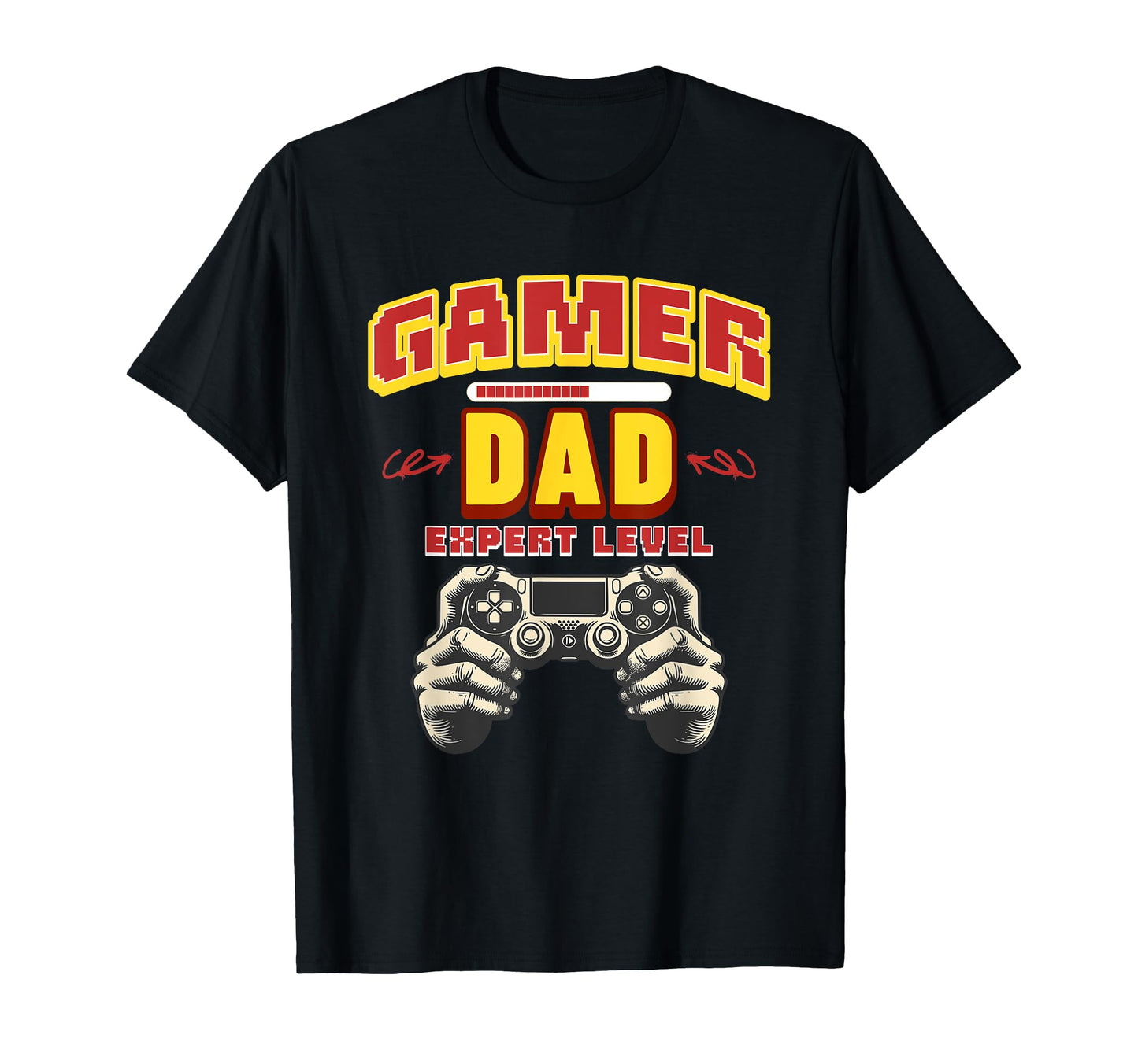 Gamer Dad Video Game Father Husband T-Shirt - Graphic Print Men Women - T-Shirt, Sweatshirt, Hoodie
