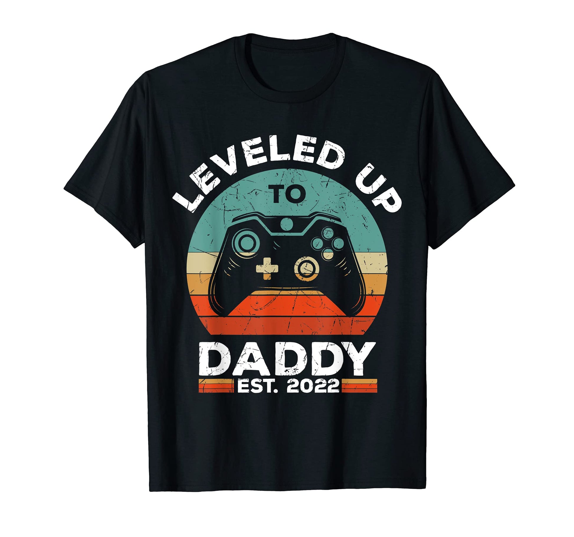 Leveled Up To Daddy 2022 Promoted To T-Shirt - Unique Graphic for Adults - T-Shirt, Sweatshirt, Hoodie