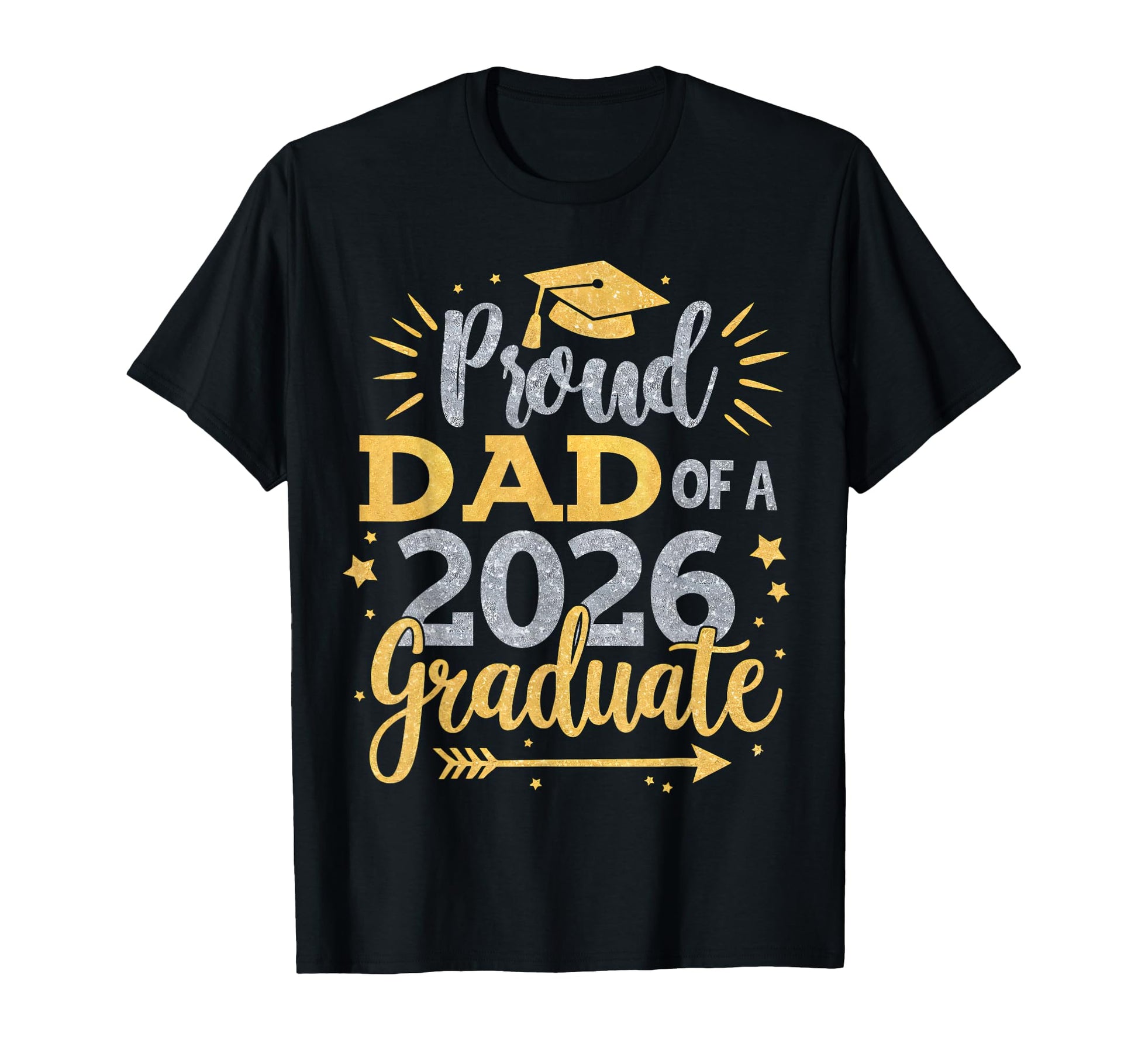 Dad Senior 2026 Proud Dad Class 2026 T-Shirt - Minimalist Print for Adults - T-Shirt, Sweatshirt, Hoodie