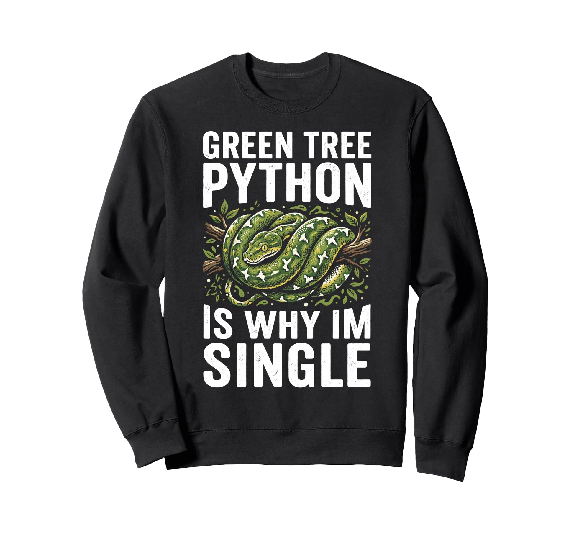 Green Tree Python Owner Snake Sweatshirt - Custom Art Print Men Women - T-Shirt, Sweatshirt, Hoodie