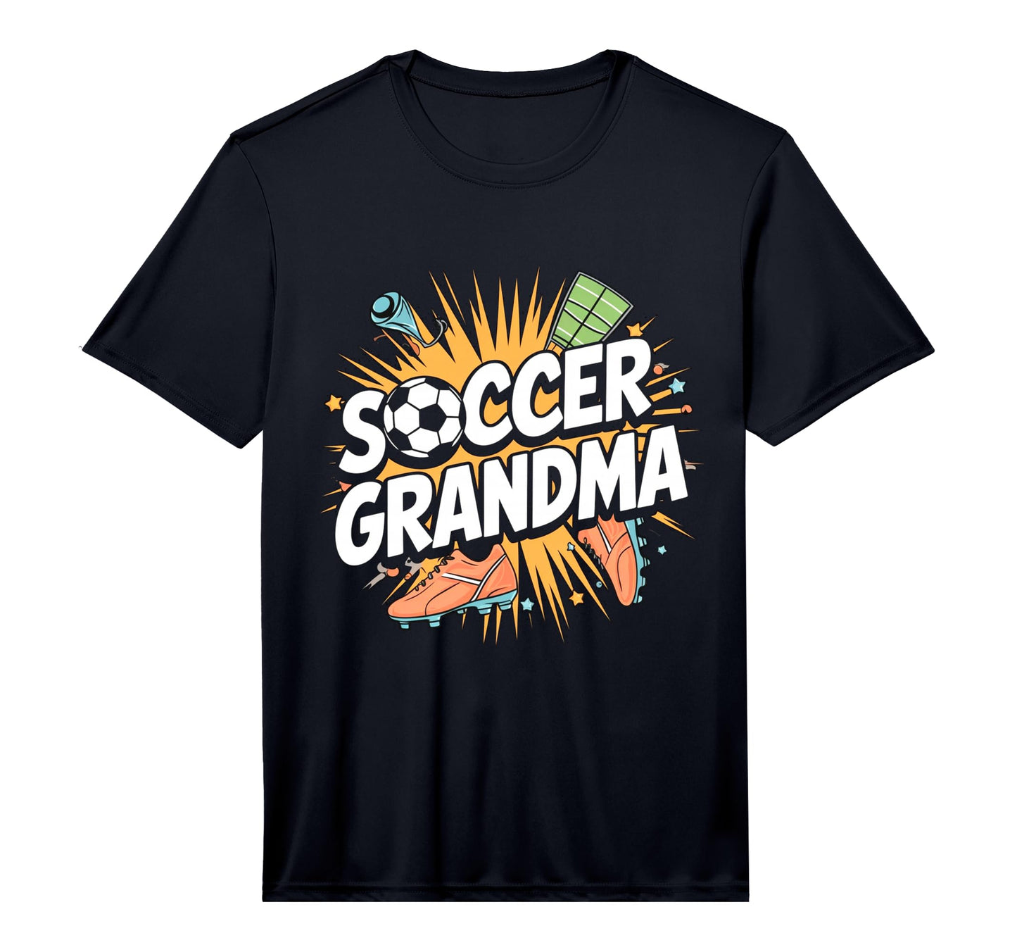 Mens Soccer Grandma Grandmother T-Shirt - Casual Everyday Wear Men Women - T-Shirt, Sweatshirt, Hoodie