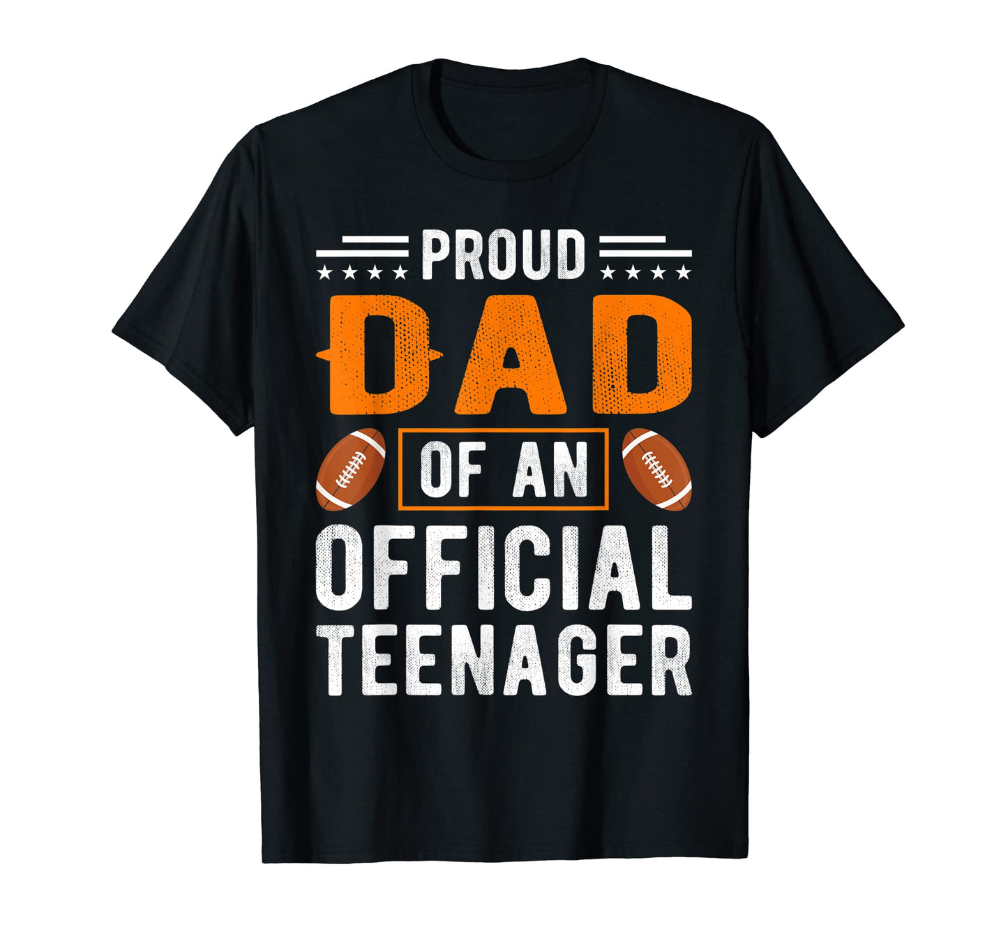 Proud Dad Teenager Baseball 13Th T-Shirt - Aesthetic Graphic Men Women - T-Shirt, Sweatshirt, Hoodie