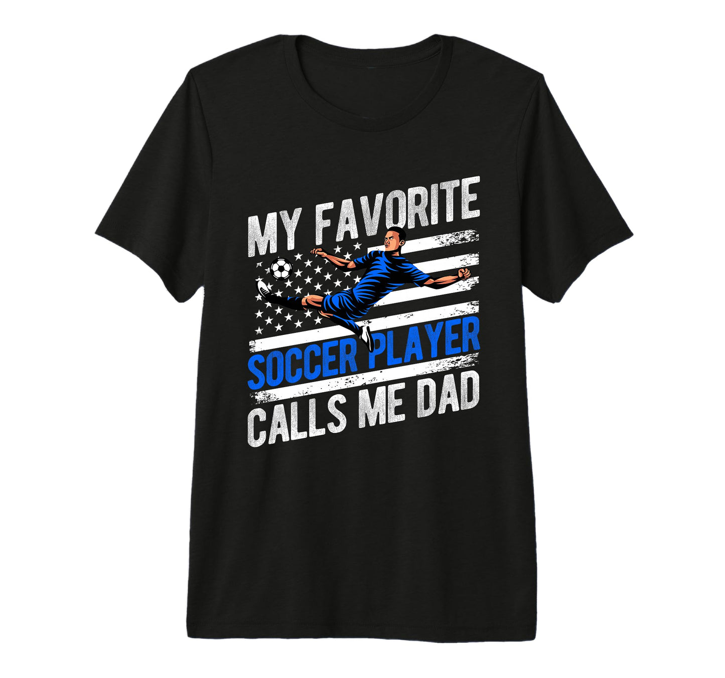 My Favorite Soccer Player Calls Me T-Shirt - Custom Art Print Men Women - T-Shirt, Sweatshirt, Hoodie