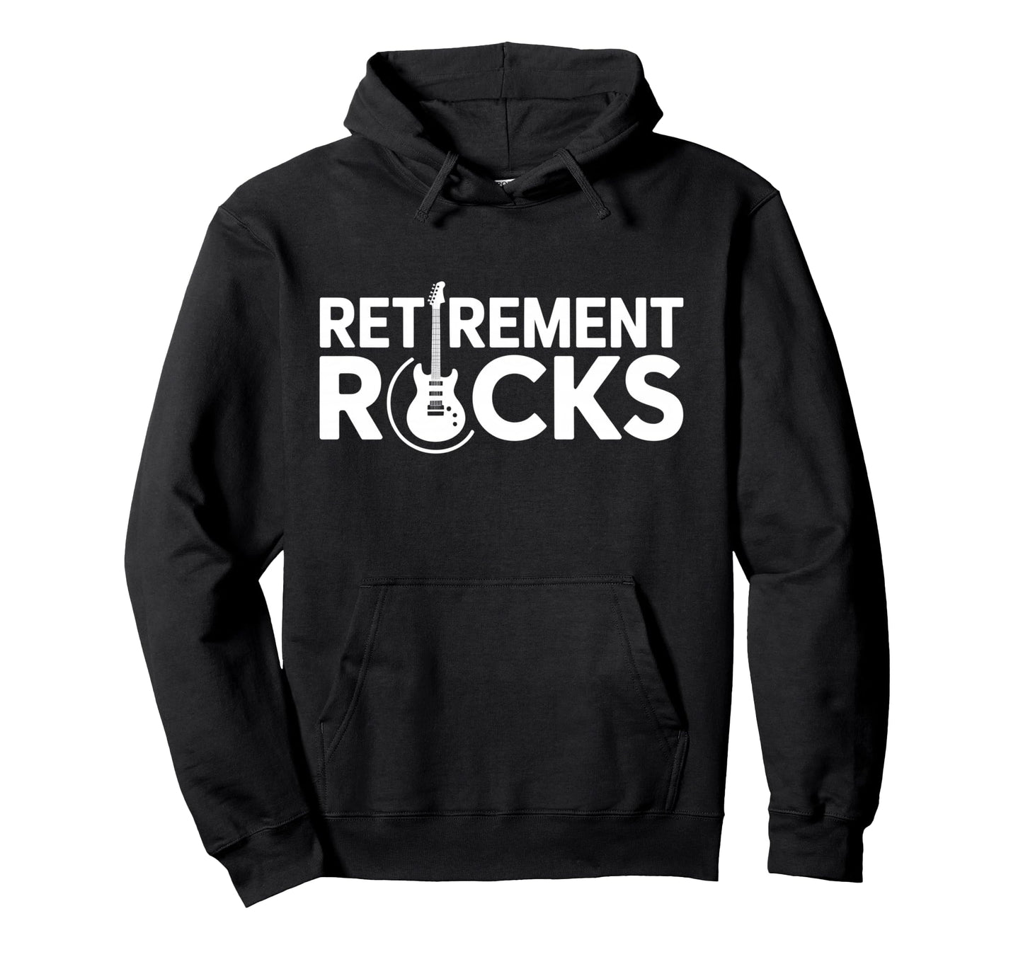 Retirement Rocks Acoustic Electric Hoodie - Streetwear Style Men Women - T-Shirt, Sweatshirt, Hoodie