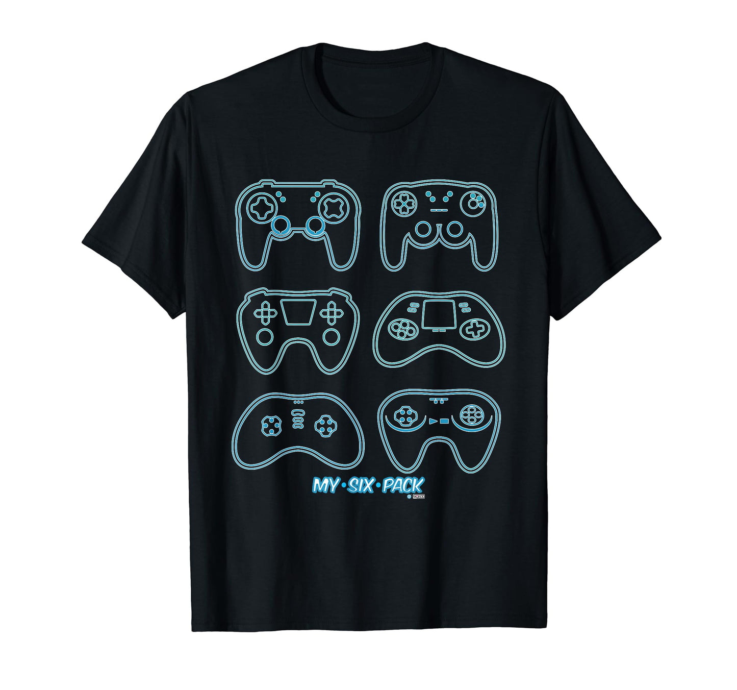 6 Pack Gamer Gamer Dad 6 Pack T-Shirt - Casual Everyday Wear Unisex - T-Shirt, Sweatshirt, Hoodie