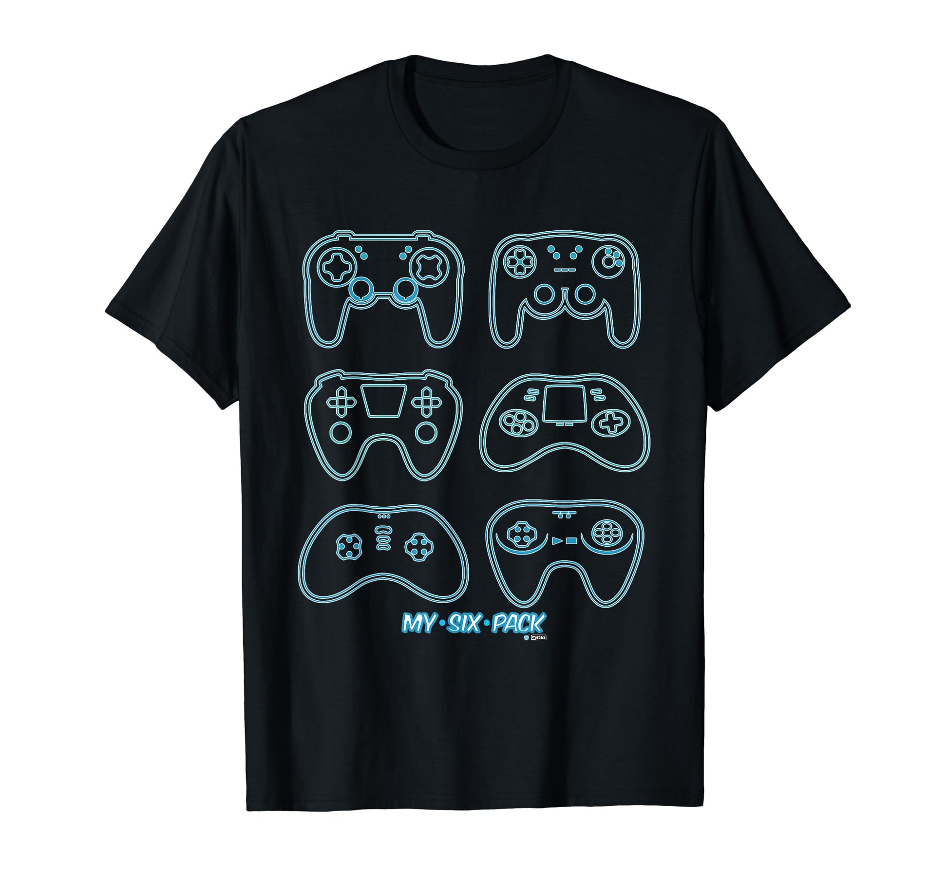 6 Pack Gamer Gamer Dad 6 Pack T-Shirt - Casual Everyday Wear Unisex - T-Shirt, Sweatshirt, Hoodie