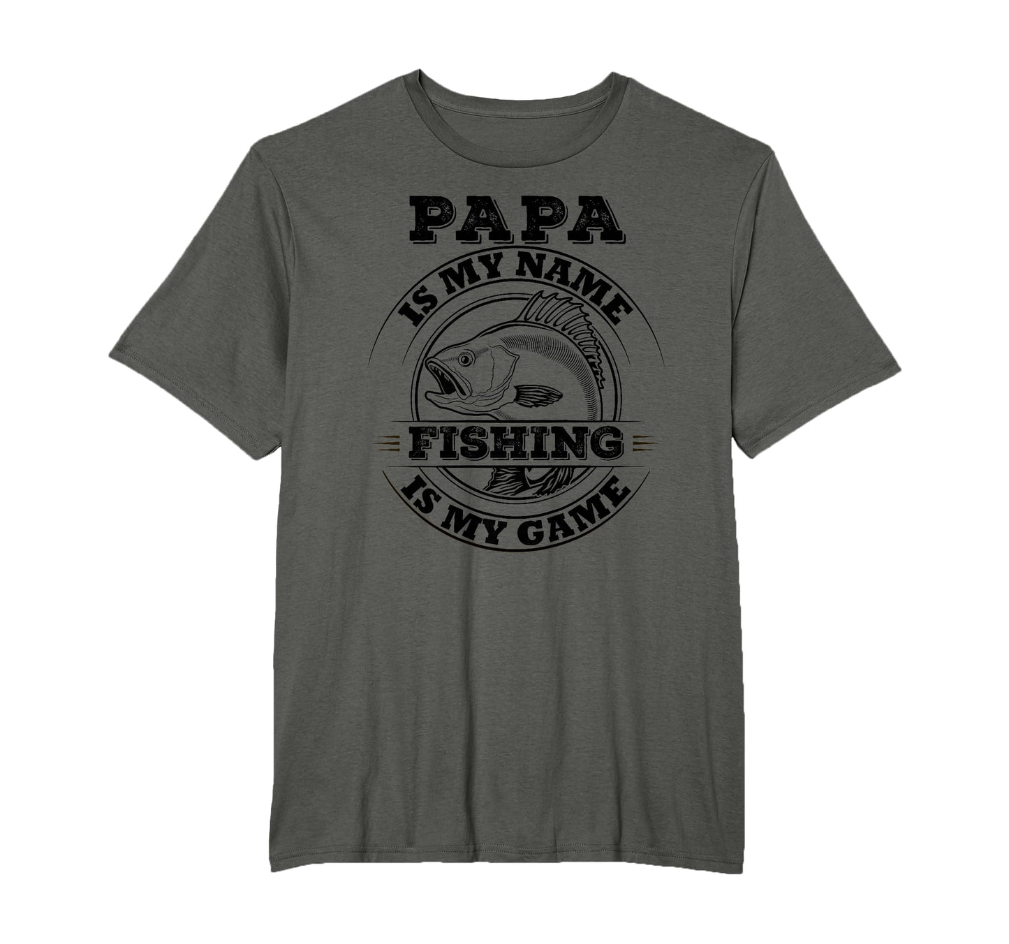 Dad Is My Name Fishing Is My Game Loves T-Shirt - Unique Graphic Men Women - T-Shirt, Sweatshirt, Hoodie