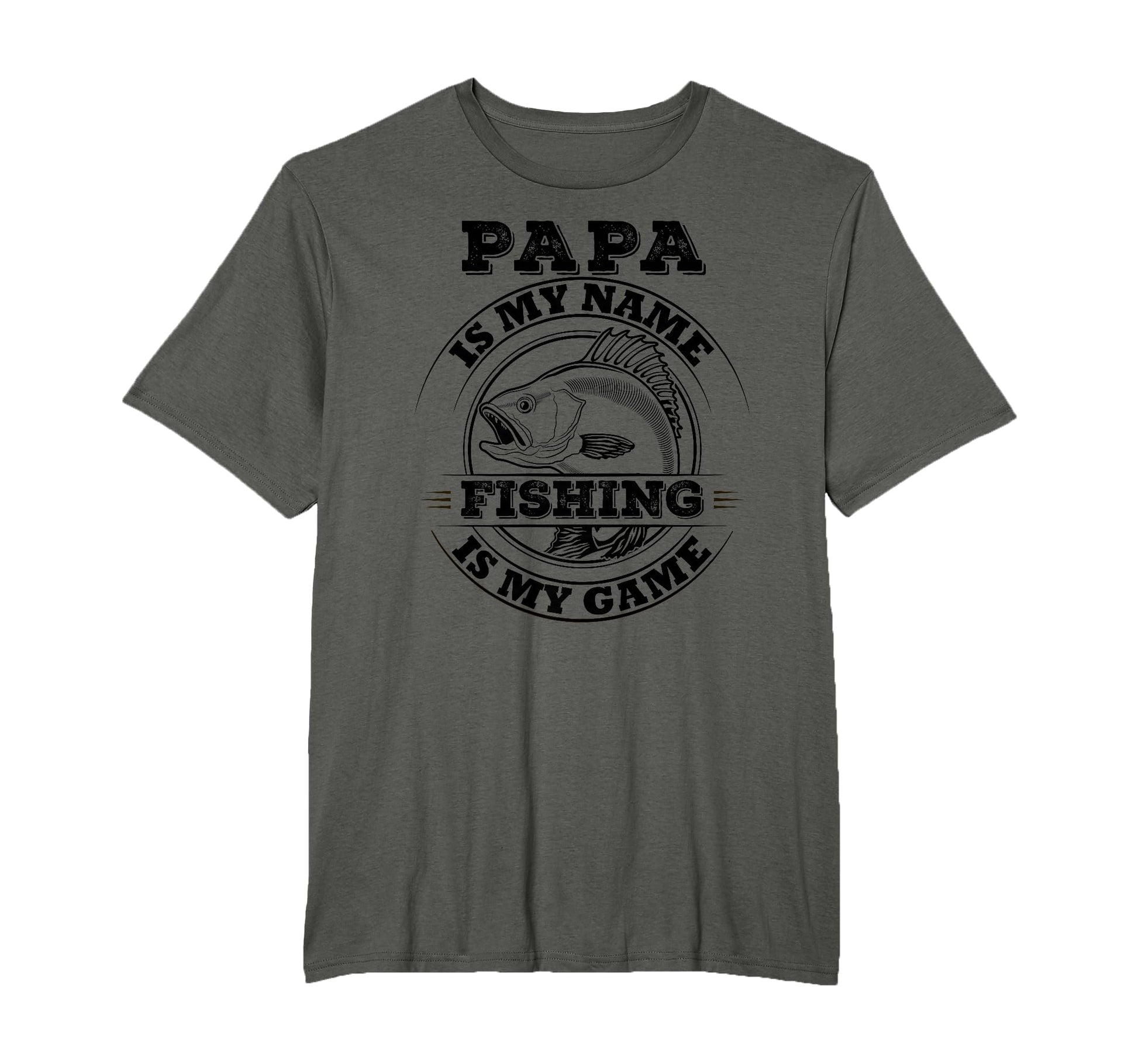 Dad Is My Name Fishing Is My Game Loves T-Shirt - Unique Graphic Men Women - T-Shirt, Sweatshirt, Hoodie