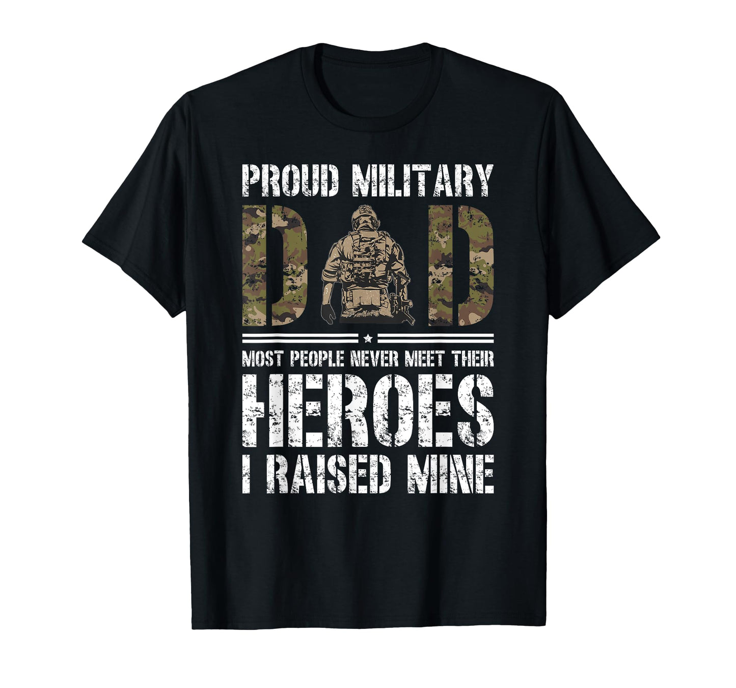Proud Military Dad Military Father T-Shirt - Streetwear Style for Adults - T-Shirt, Sweatshirt, Hoodie