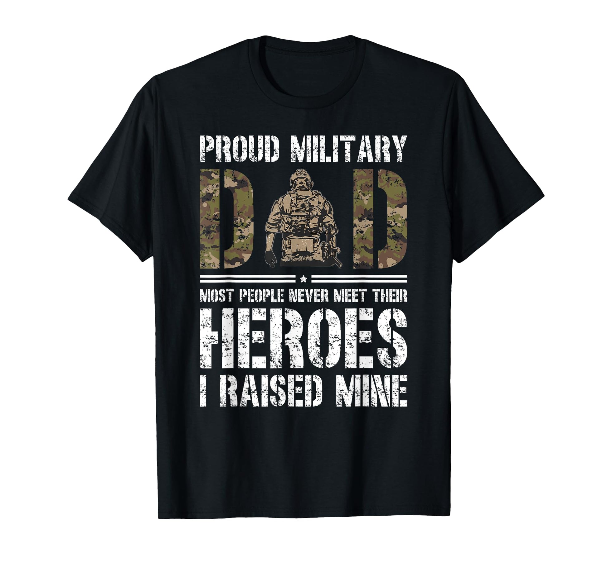Proud Military Dad Military Father T-Shirt - Streetwear Style for Adults - T-Shirt, Sweatshirt, Hoodie