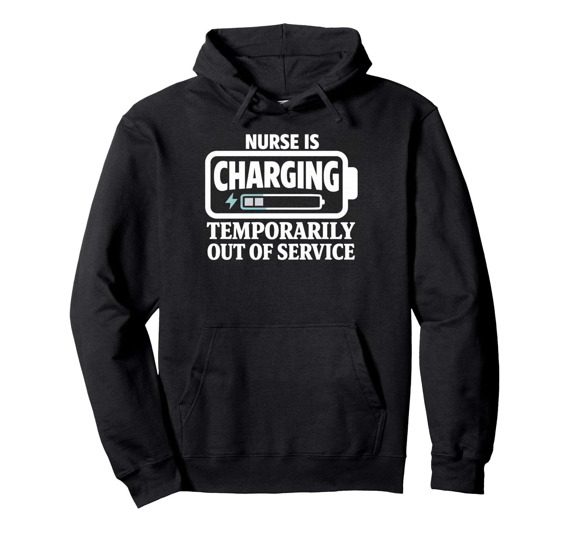 Temporarily Out Service Nursing Degree Hoodie - Minimalist Print Men Women - T-Shirt, Sweatshirt, Hoodie
