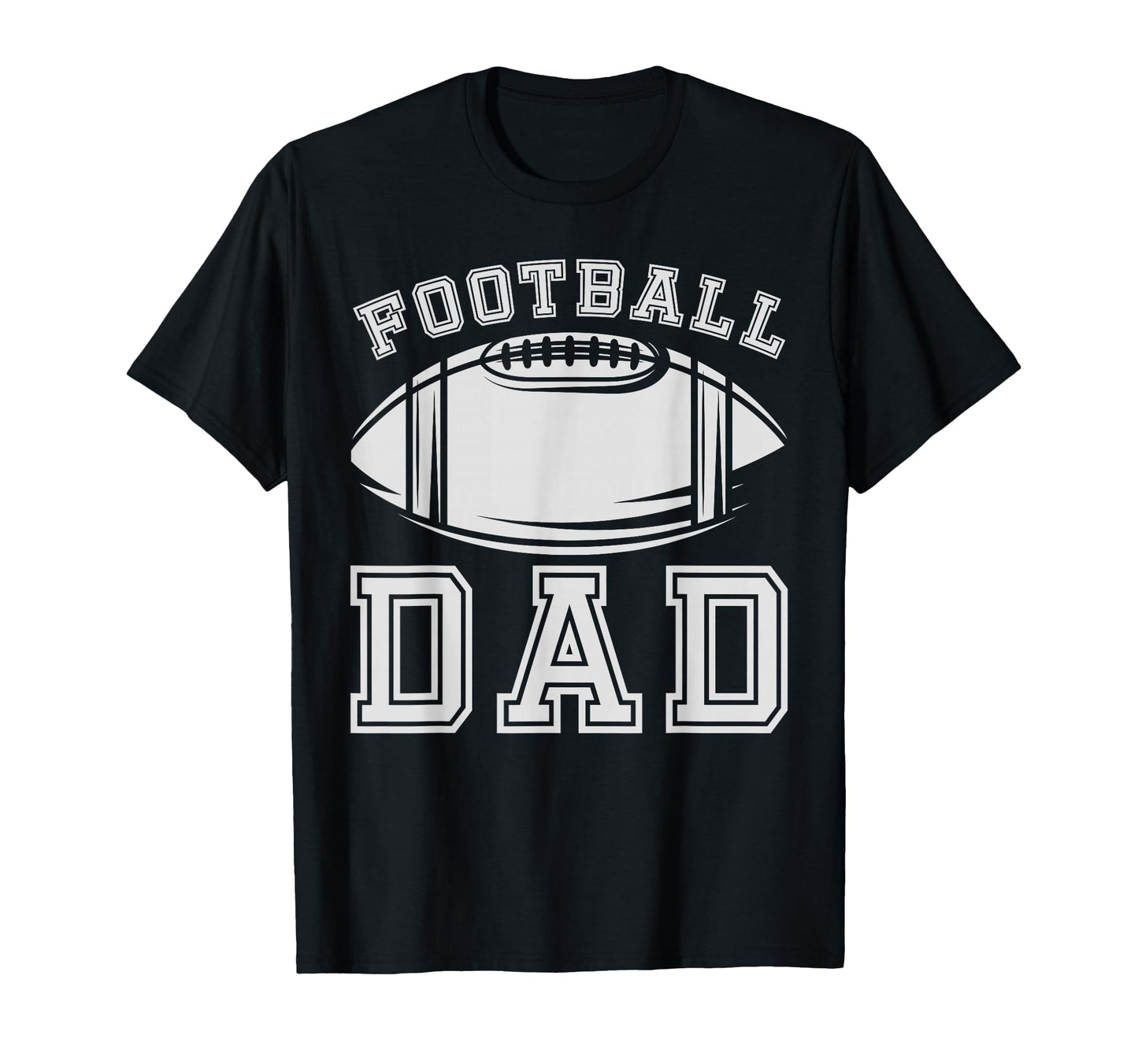 Fathers Day Football Dad American T-Shirt - Fun Novelty Design Unisex - T-Shirt, Sweatshirt, Hoodie