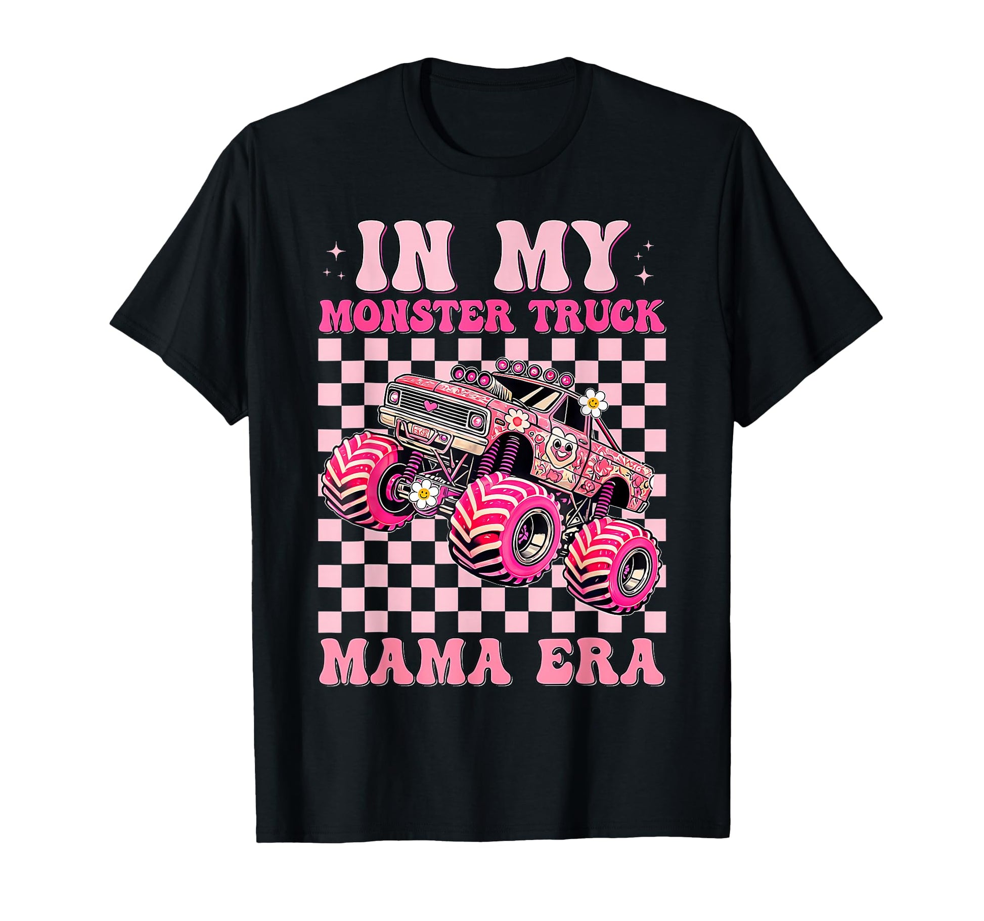 Groovy My Monster Truck Mama Era T-Shirt - Custom Art Print Men Women - T-Shirt, Sweatshirt, Hoodie