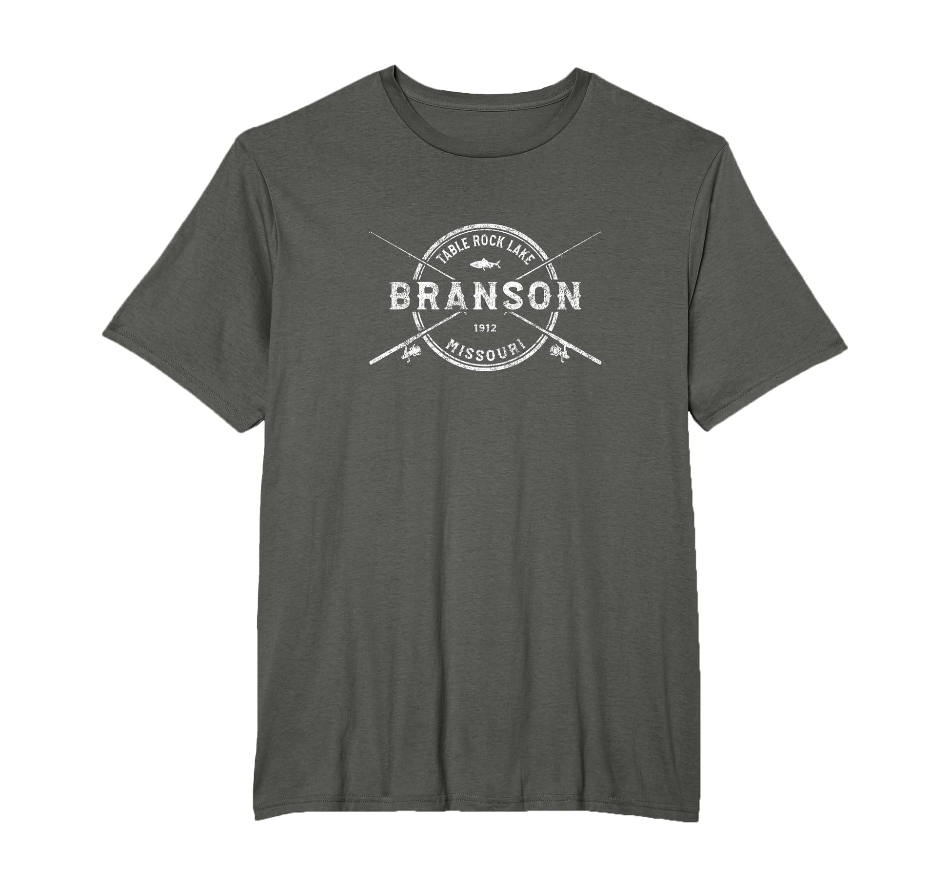 Branson Mo Crossed Fishing Rods T-Shirt - Aesthetic Graphic Men Women - T-Shirt, Sweatshirt, Hoodie
