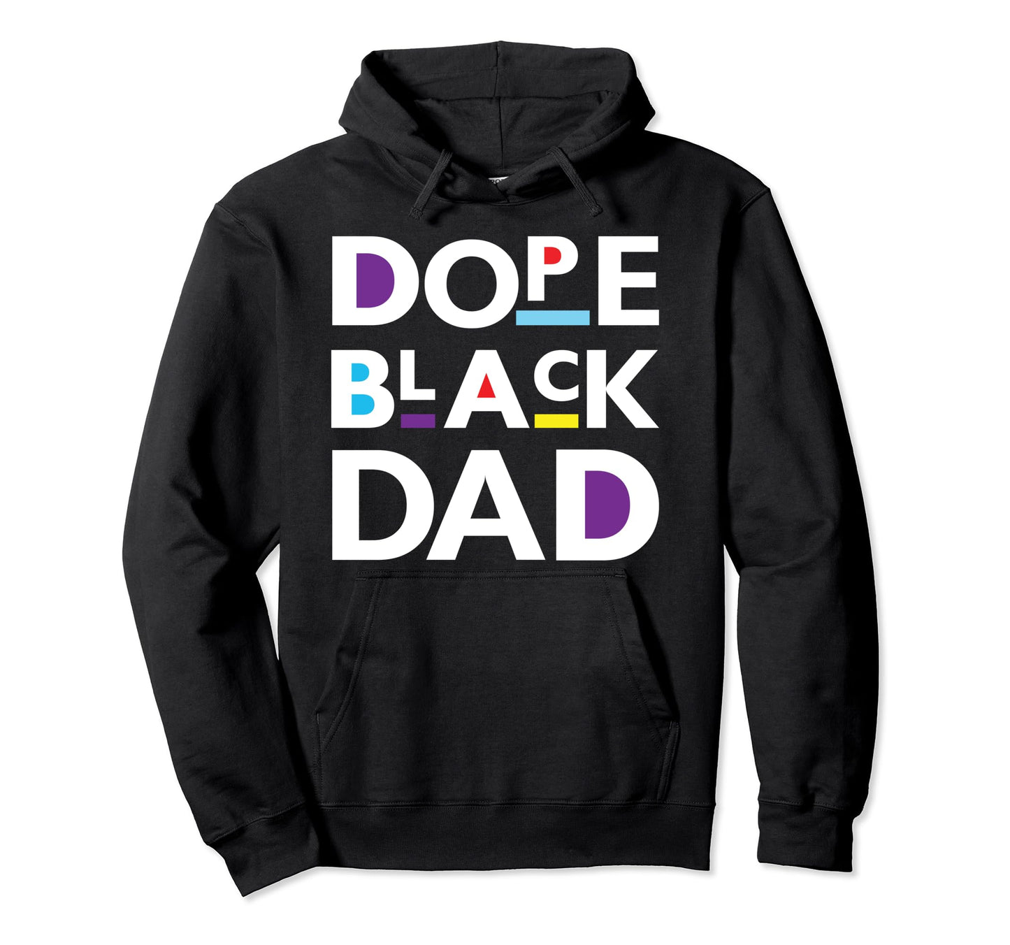Dope Black Dad Shirts Gift Dope Black Hoodie - Minimalist Print for Adults - T-Shirt, Sweatshirt, Hoodie