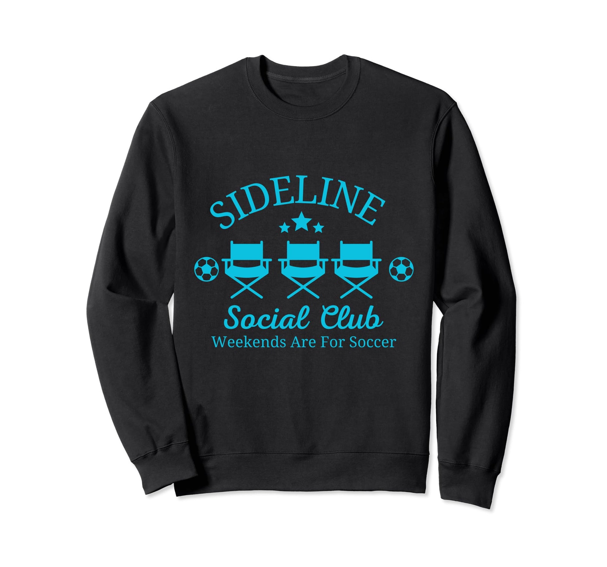 Soccer Mom Dad Sideline Social Sweatshirt - Custom Art Print for Adults - T-Shirt, Sweatshirt, Hoodie
