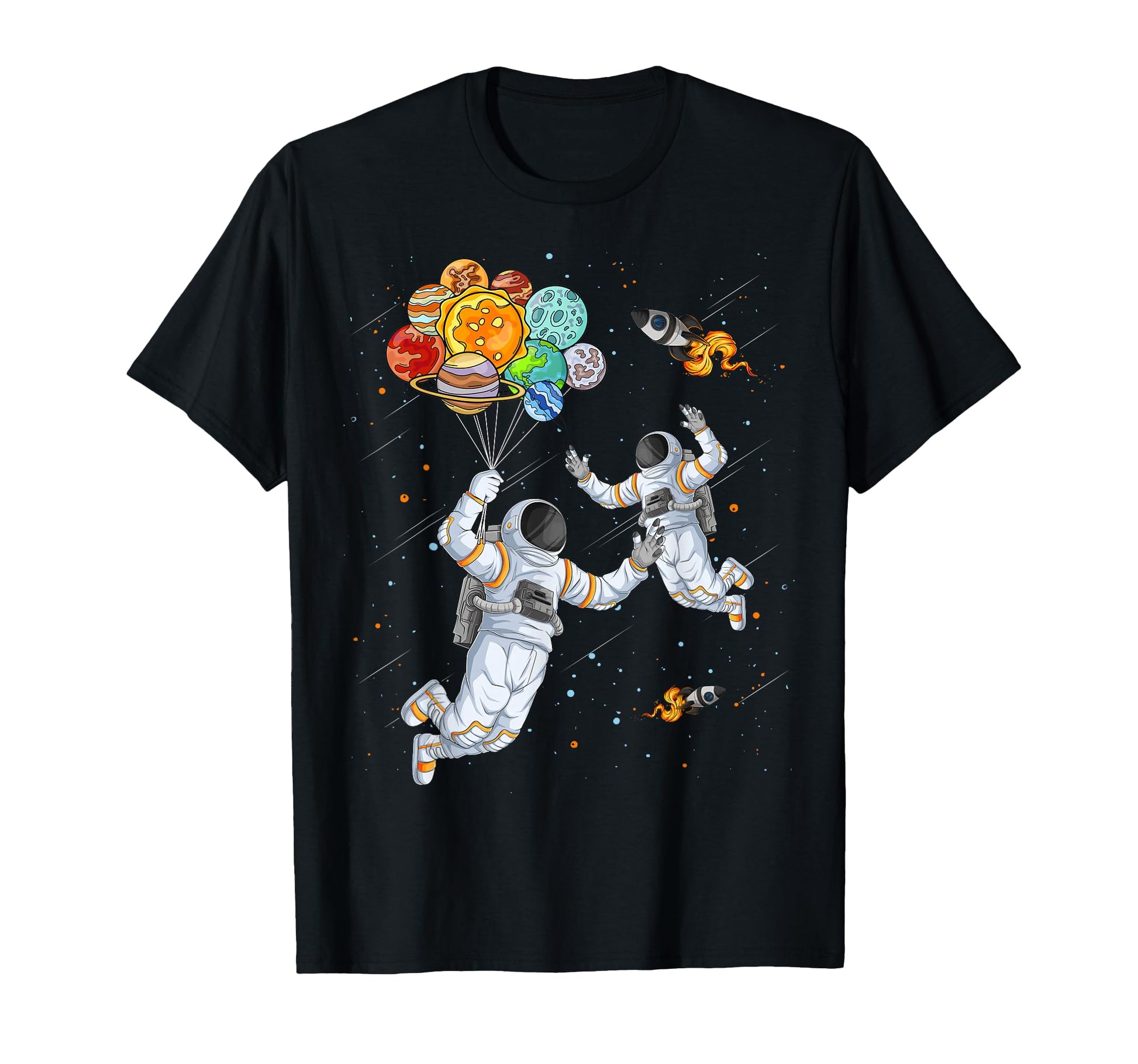Funny Astronaut Dad Son Daughter Galaxy T-Shirt - Streetwear Style Unisex - T-Shirt, Sweatshirt, Hoodie