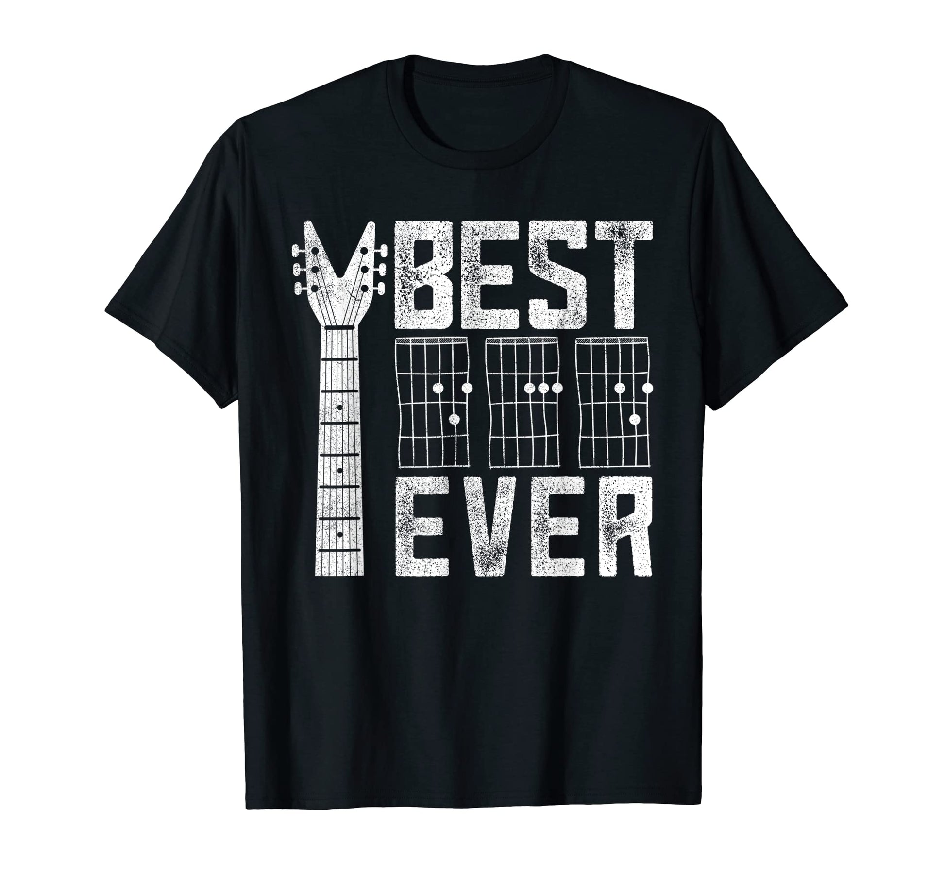 Fathers Day Guitar Music Best Dad T-Shirt - Casual Everyday Wear Unisex - T-Shirt, Sweatshirt, Hoodie