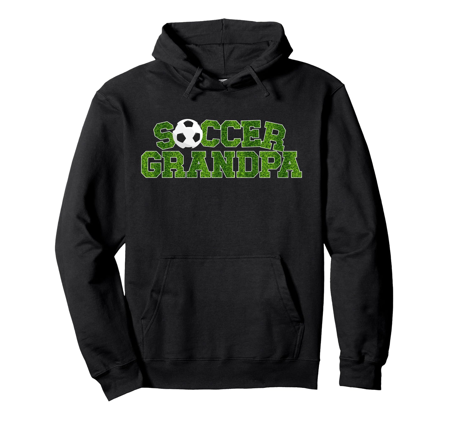Soccer Grandpa Proud Soccer Player Hoodie - Minimalist Print for Adults - T-Shirt, Sweatshirt, Hoodie