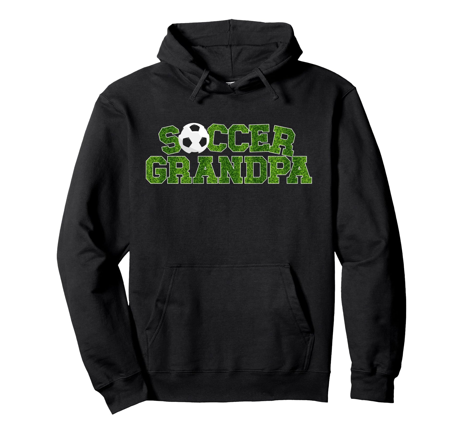 Soccer Grandpa Proud Soccer Player Hoodie - Minimalist Print for Adults - T-Shirt, Sweatshirt, Hoodie