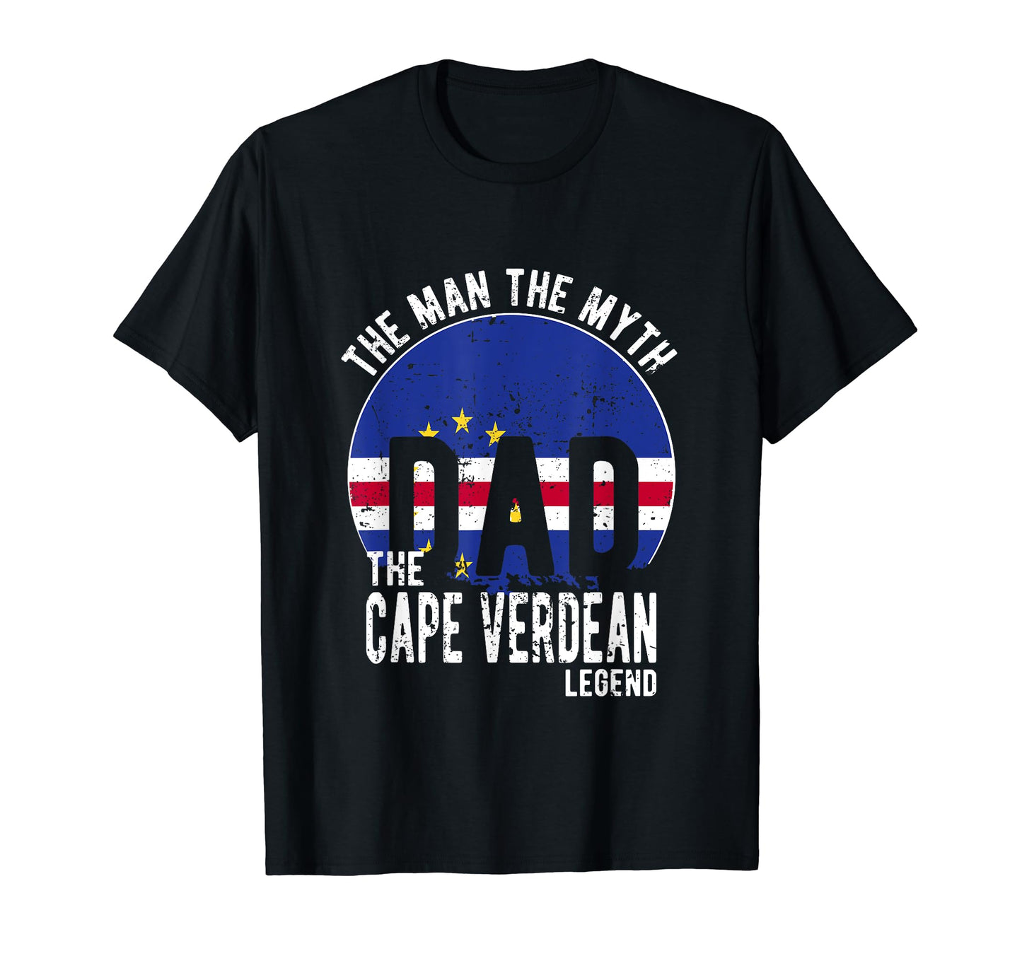 Myth Cape Verdean Legend Dad Cape T-Shirt - Minimalist Print Men Women - T-Shirt, Sweatshirt, Hoodie